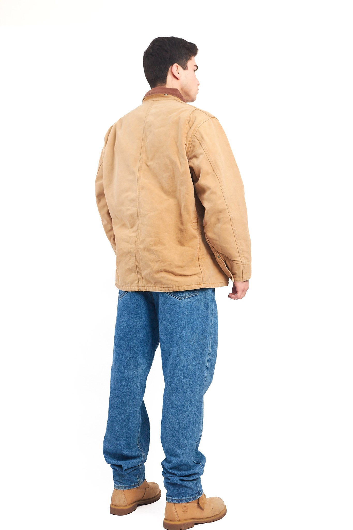 Vintage Carhartt C01 Hamilton Brown Michigan Chore Coat (M/L)