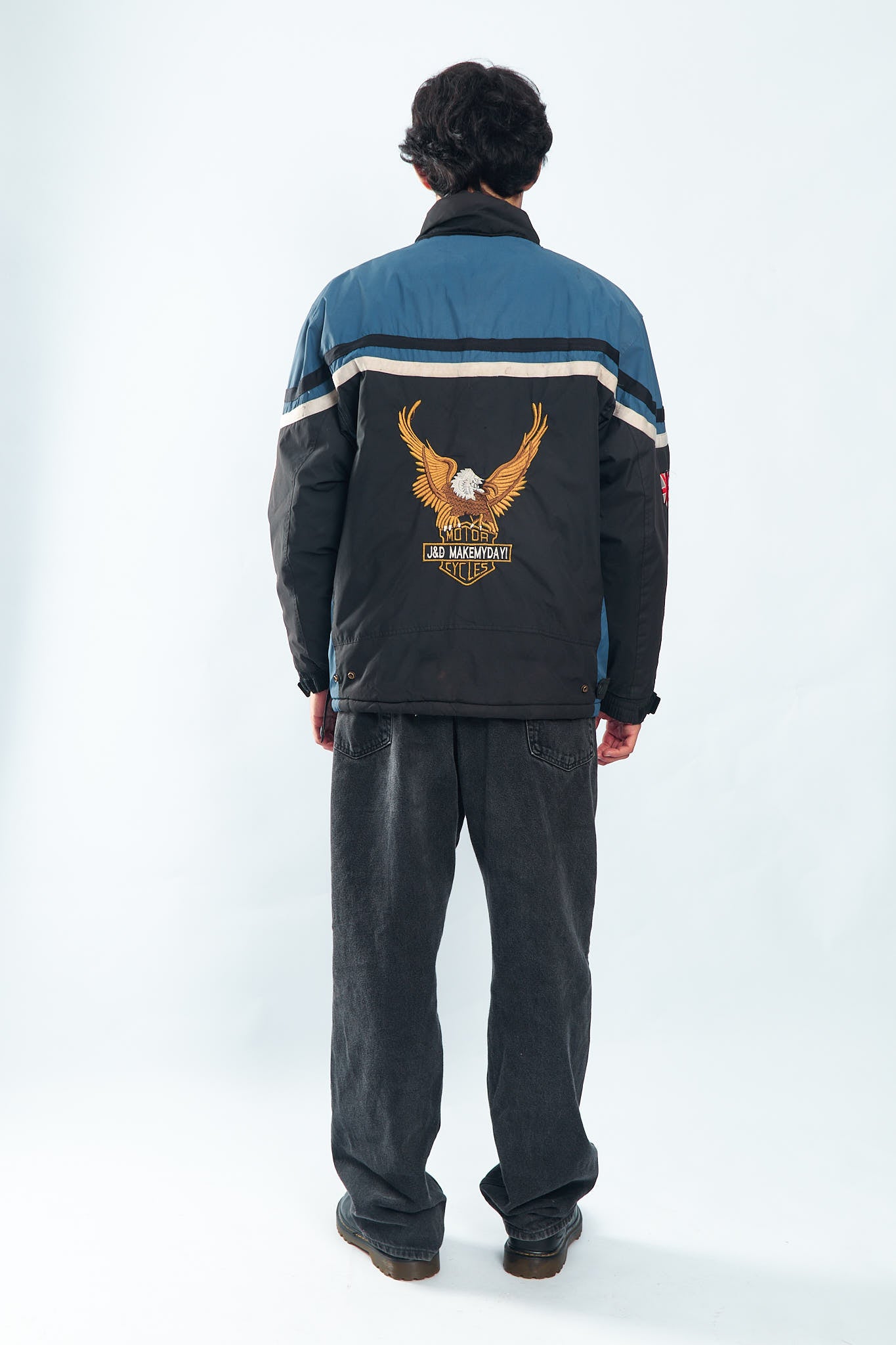 1990 Vintage Padded Racing Jacket (L/XL)
