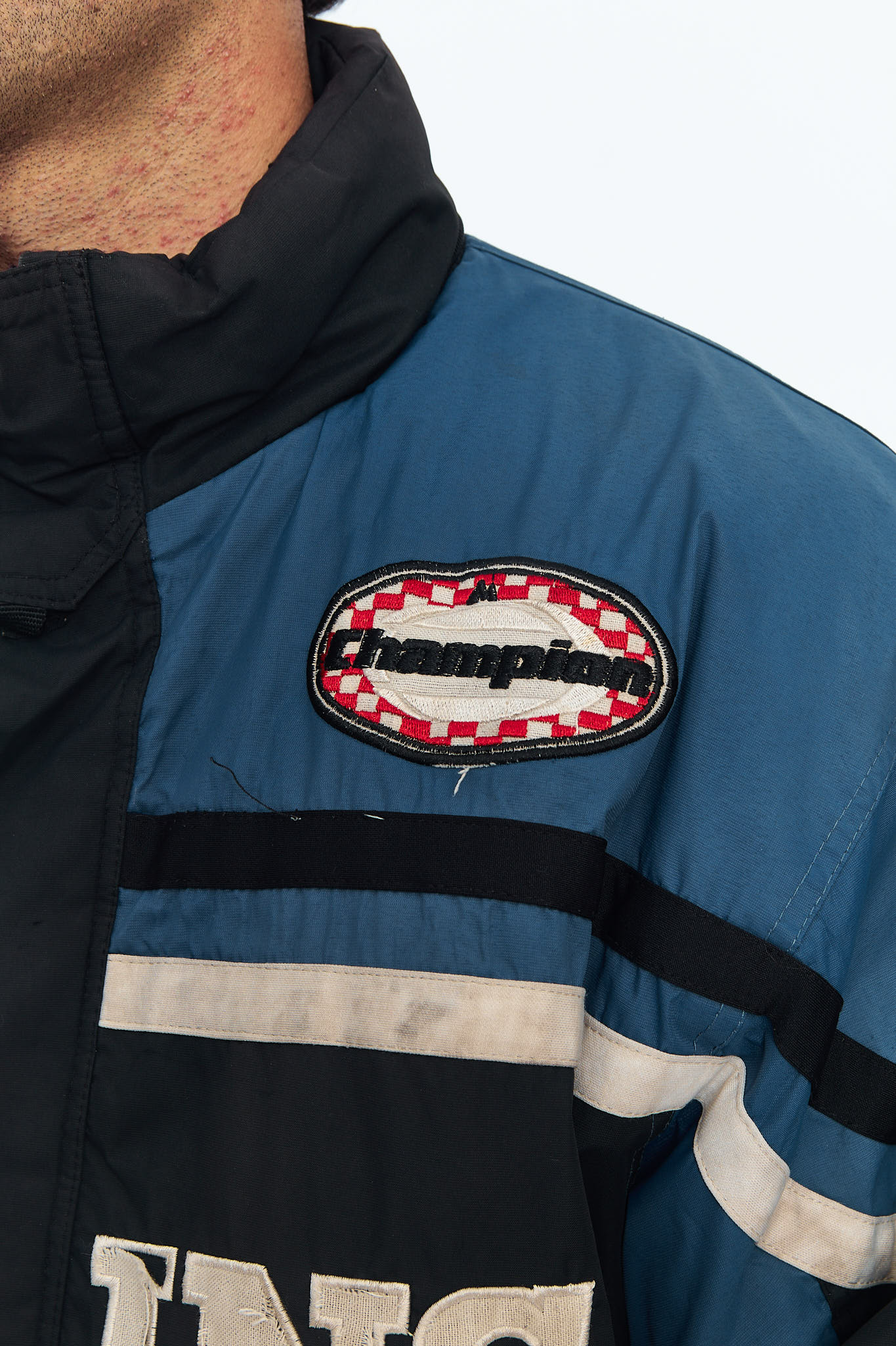 1990 Vintage Padded Racing Jacket (L/XL)