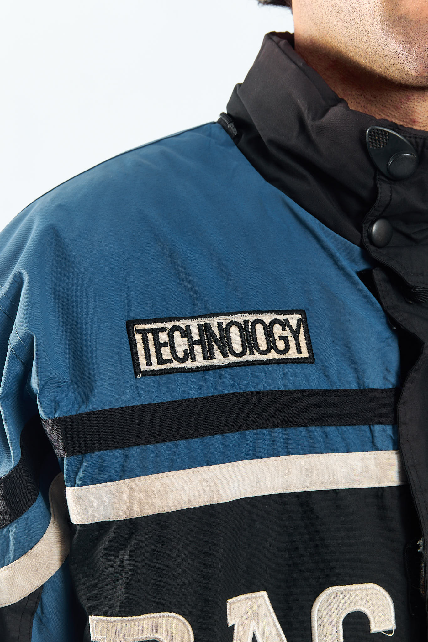 1990 Vintage Padded Racing Jacket (L/XL)