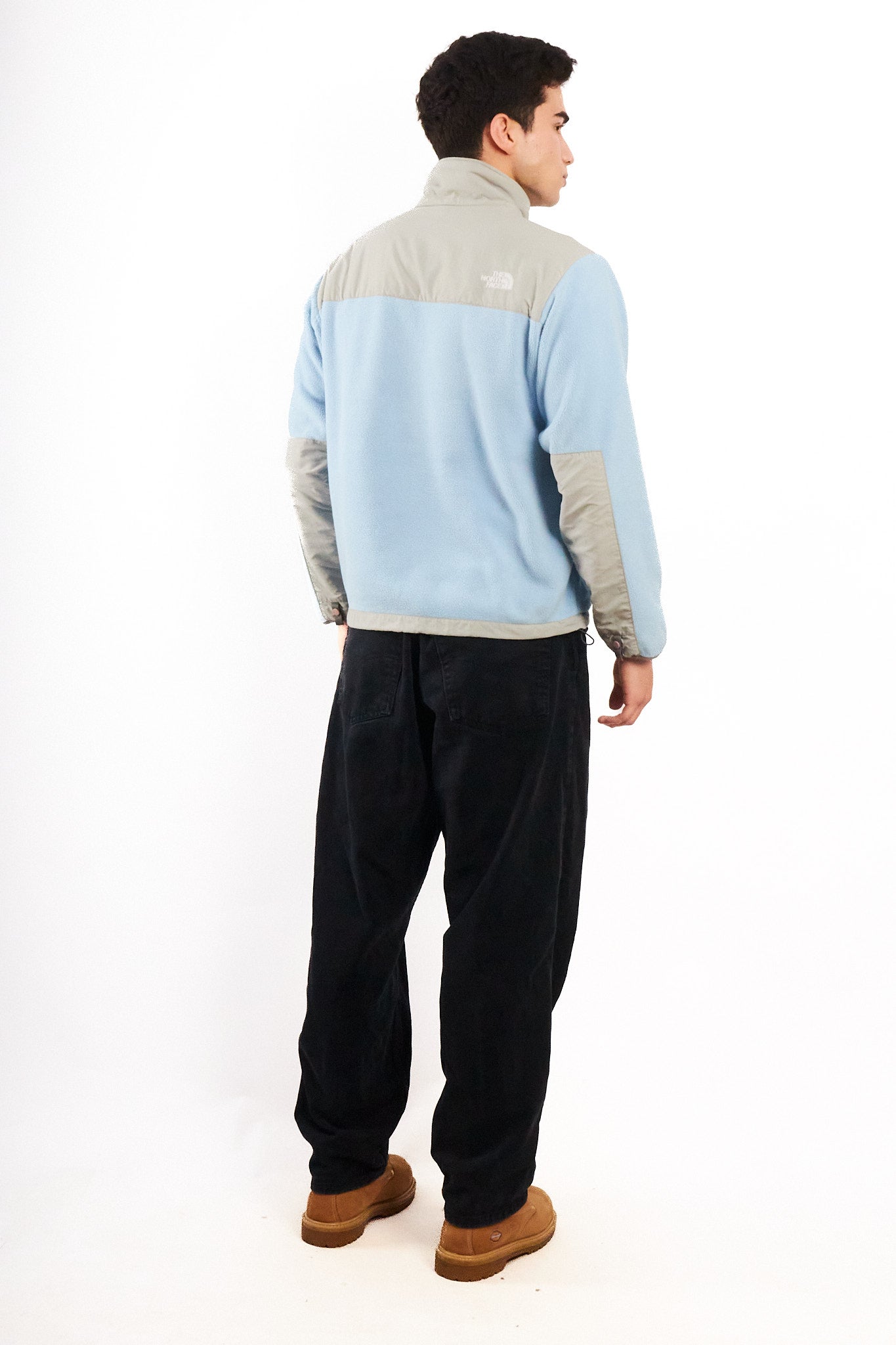 2000 Vintage North Face Light Blue Retro Denali Jacket (S/M)