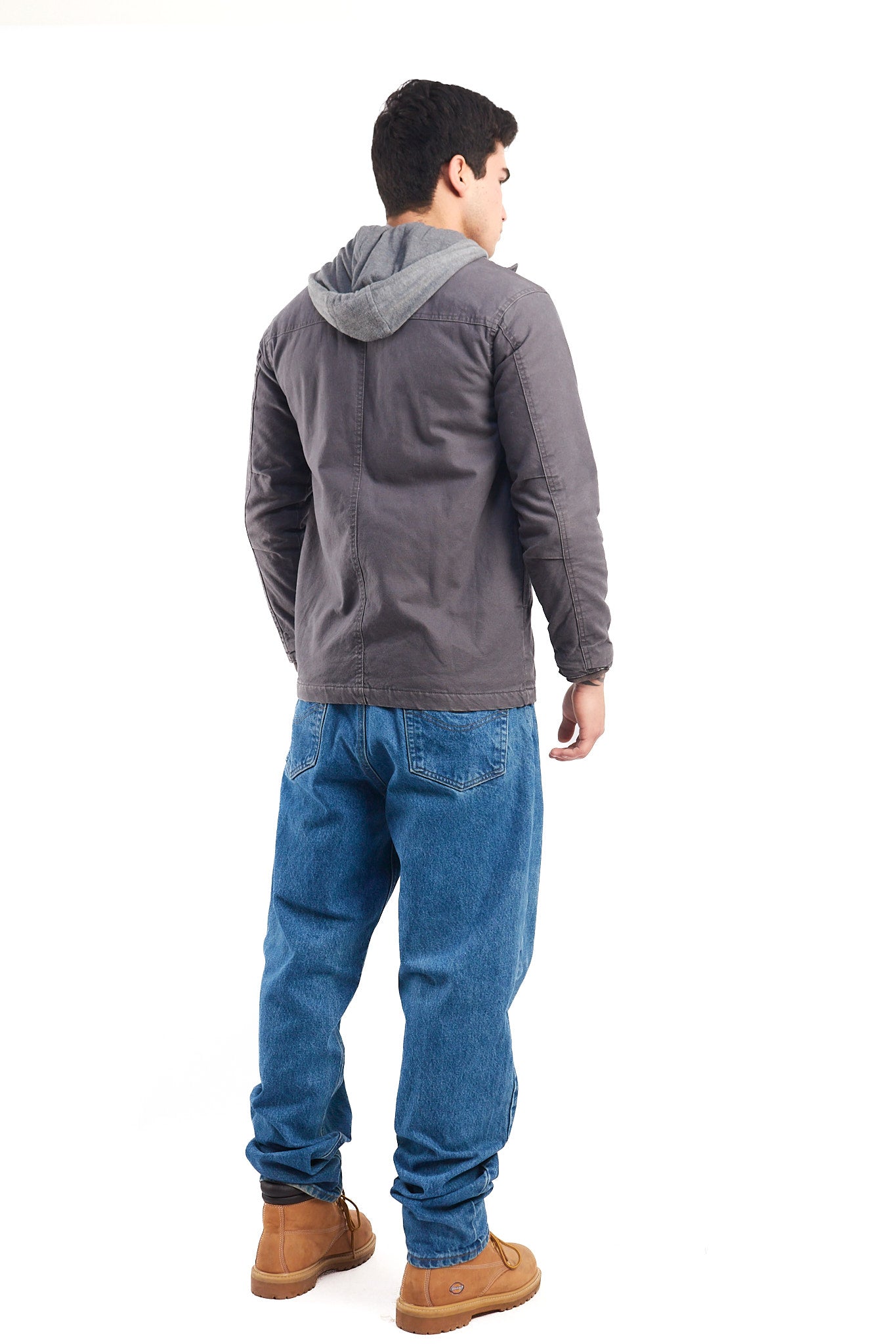 2000 Dickies Work Hooded Shirt Jacket (S/M)