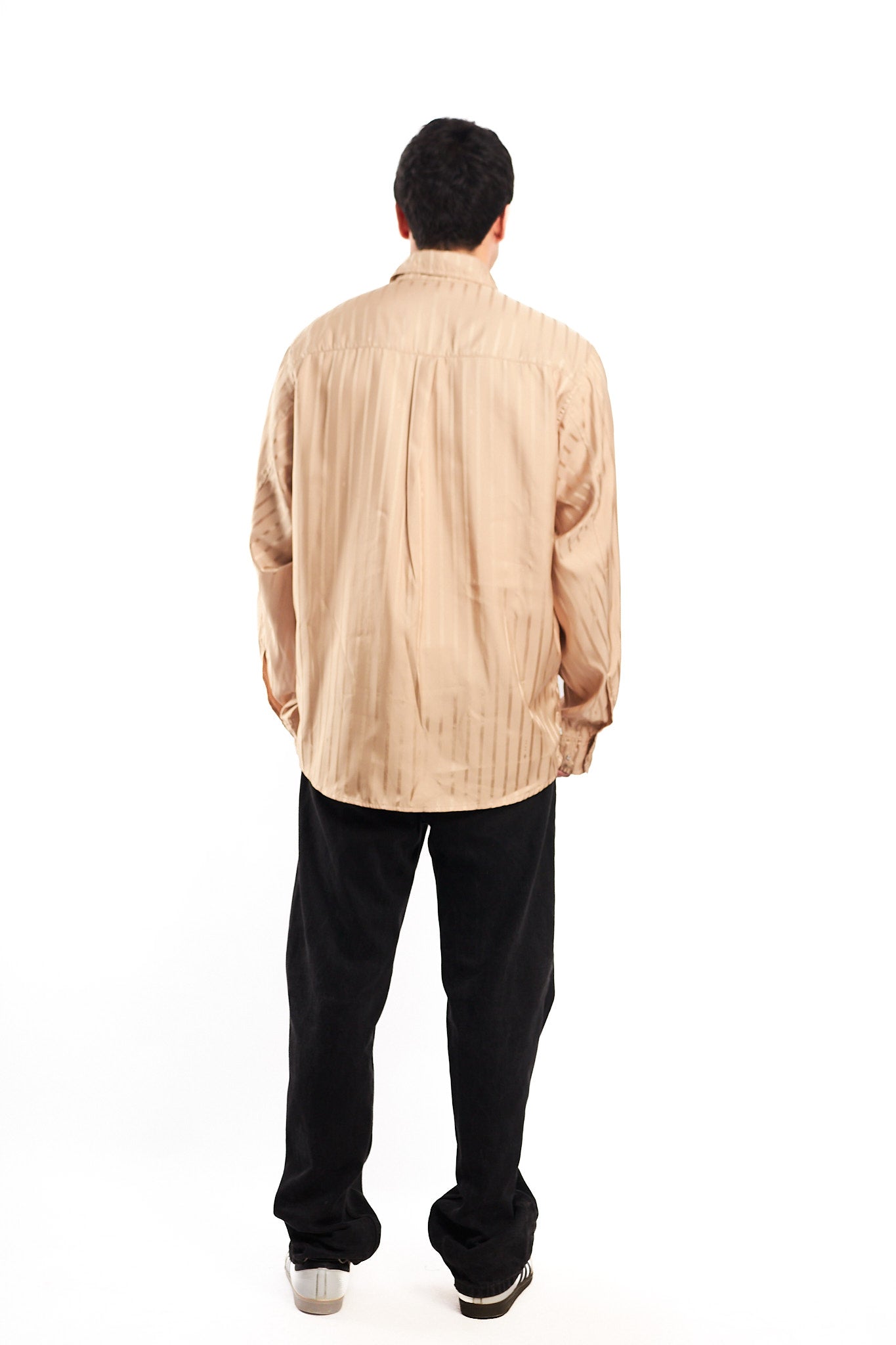 2022 Adidas Gold Striped Shirt (L)