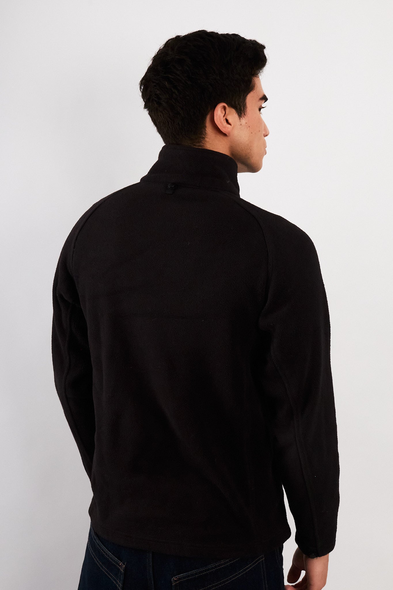 2000 Vintage The North Face Black Fleece Jacket (M)
