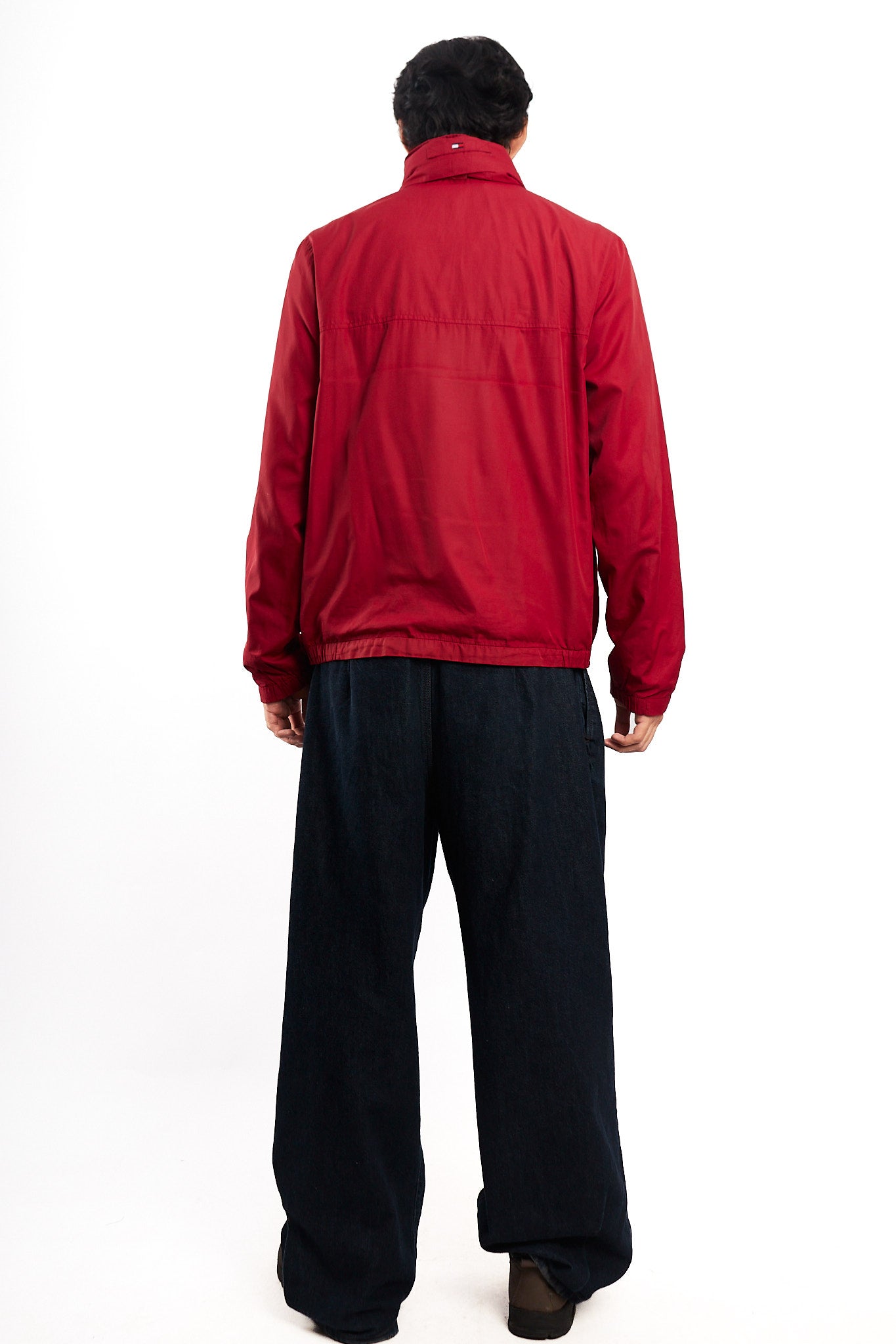 2000 Tommy Hilfiger Red Bomber Jacket (S/M)