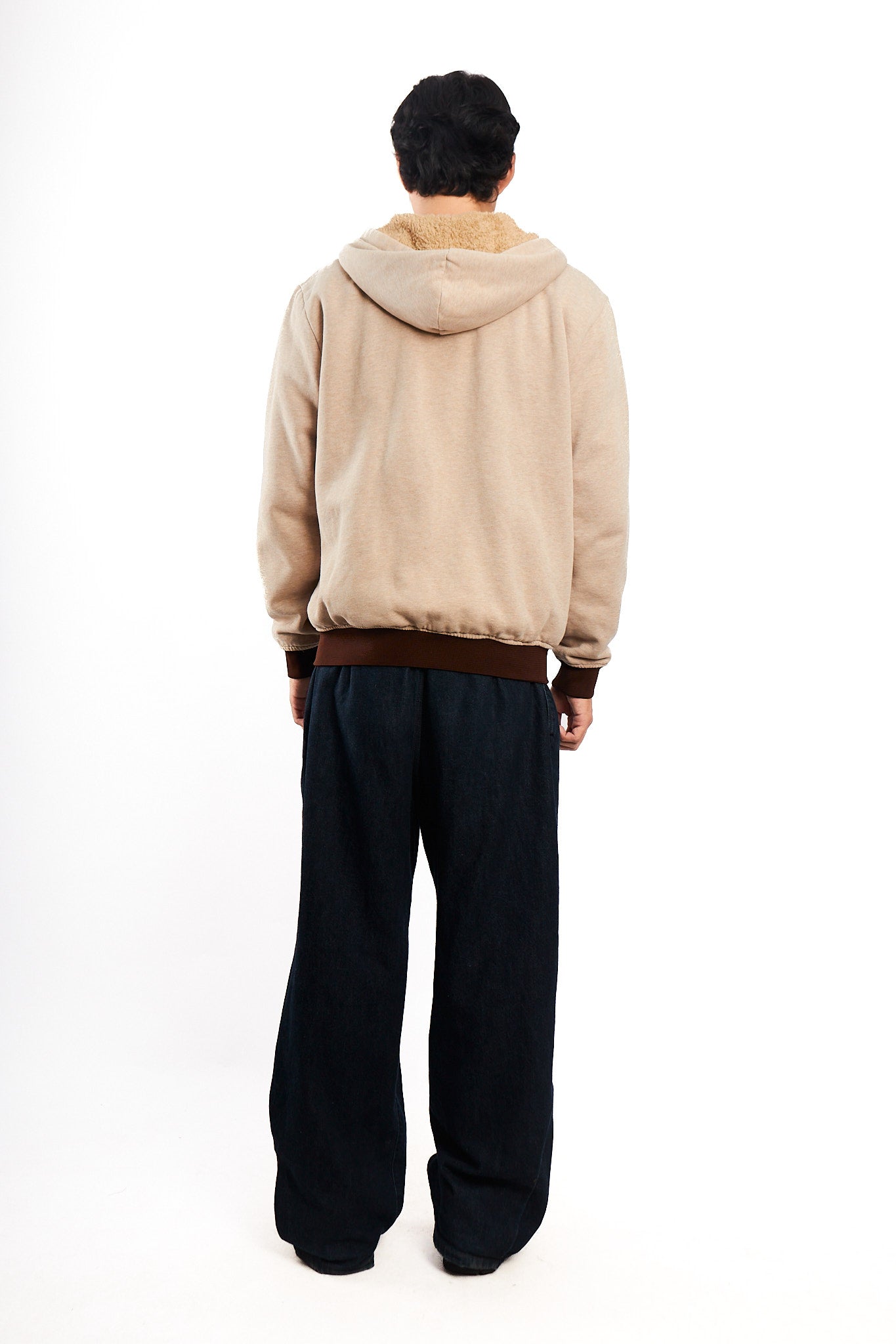 2000 Vintage Tommy Hilfiger Sherpa Hooded Jacket (M/L)