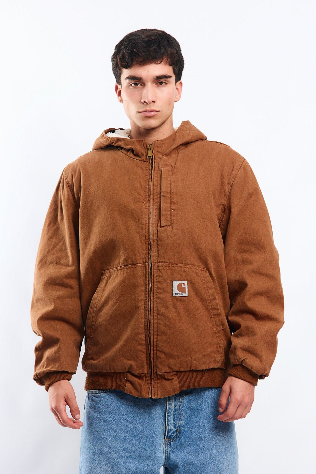 Vintage Carhartt Brown Duck Active Jacket (M/L)
