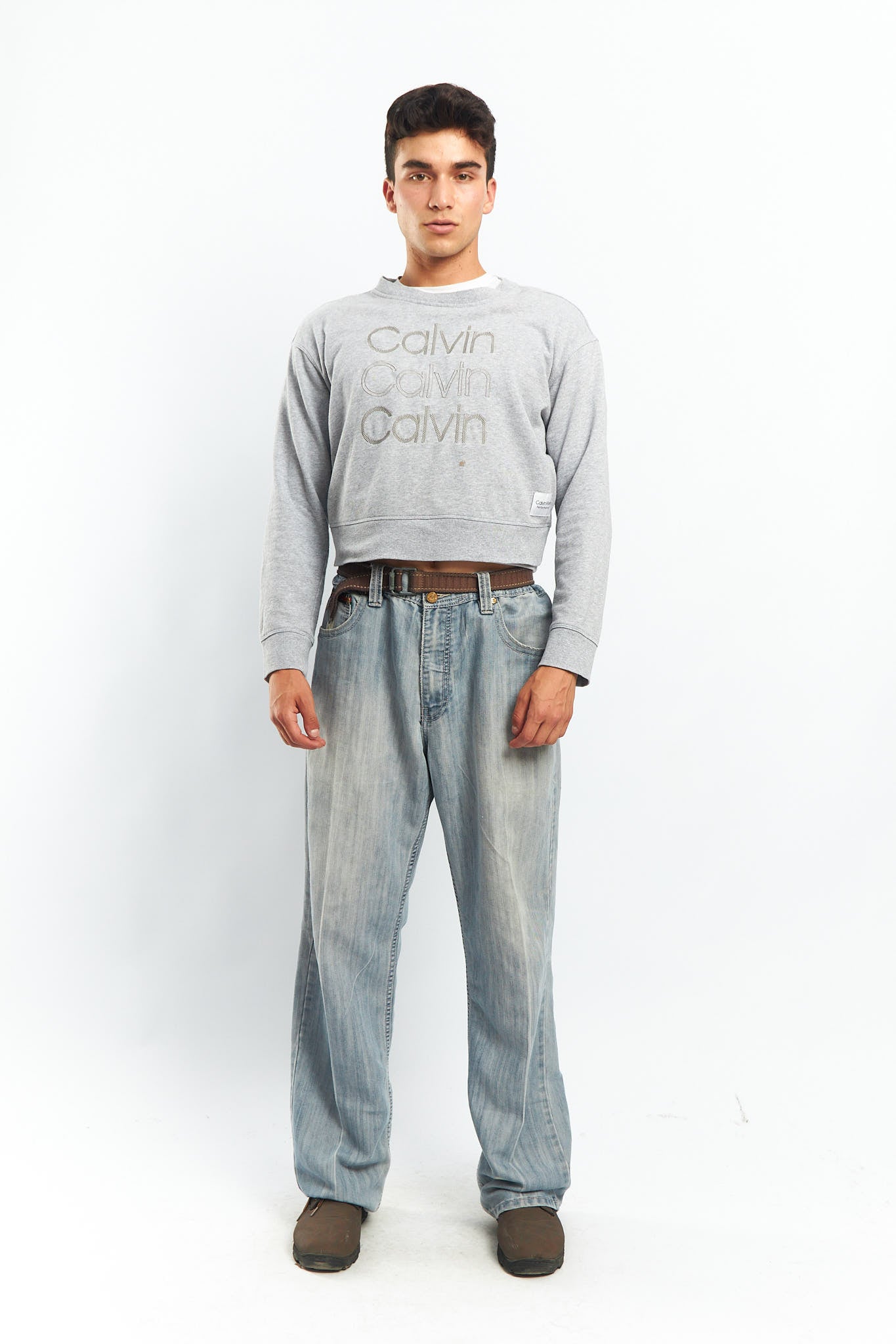 2000 Calvin Klein Perfomance Crop Crewneck (S/M)
