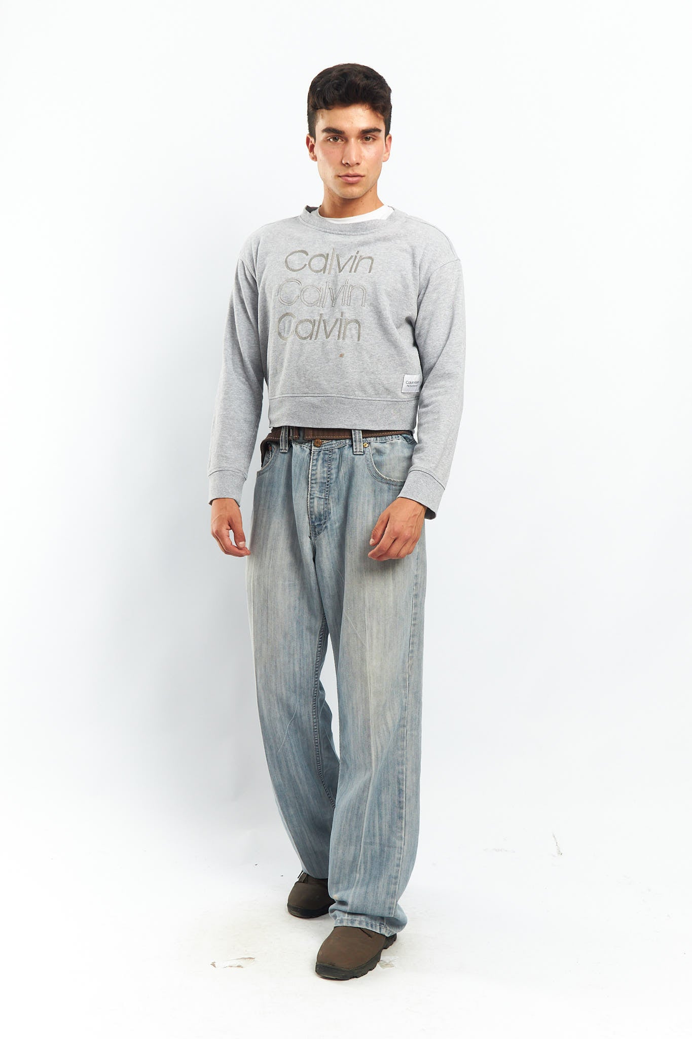 2000 Calvin Klein Perfomance Crop Crewneck (S/M)
