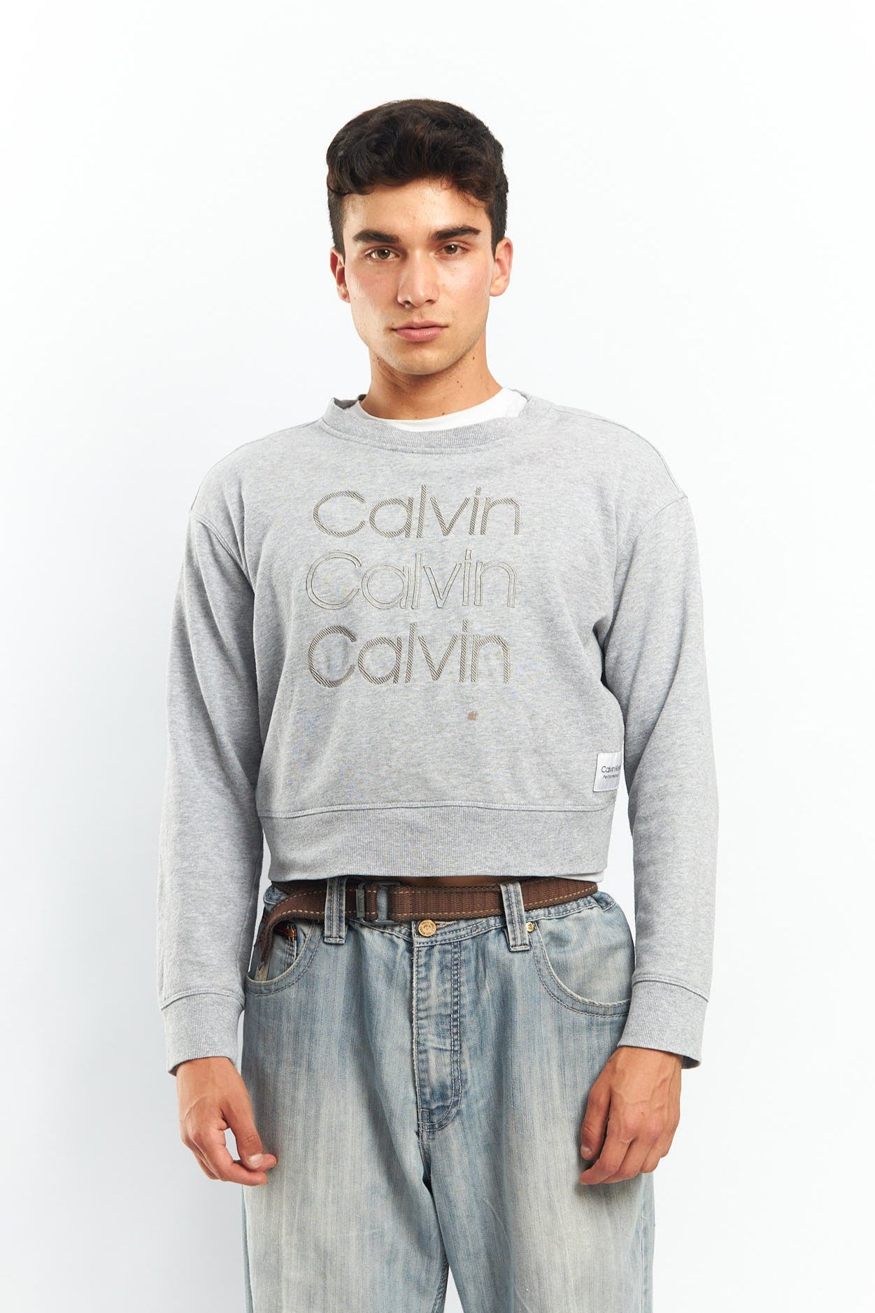 2000 Calvin Klein Perfomance Crop Crewneck (S/M)