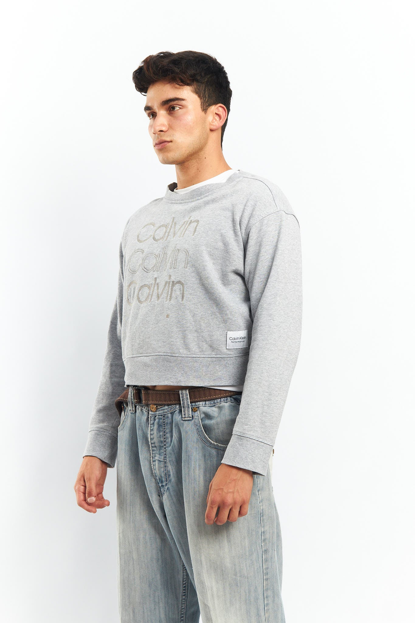 2000 Calvin Klein Perfomance Crop Crewneck (S/M)
