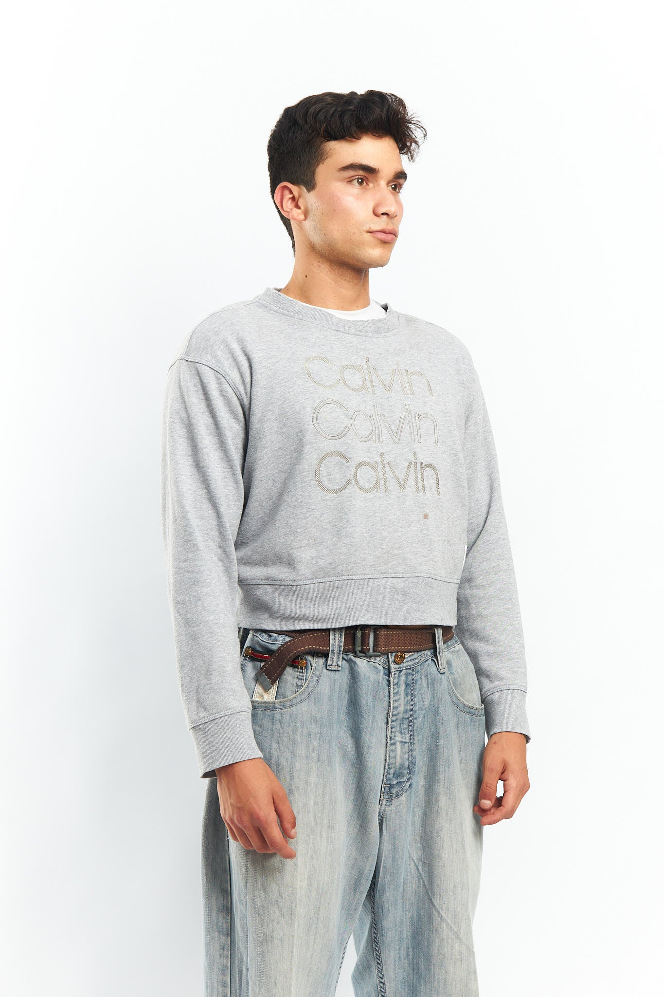 2000 Calvin Klein Perfomance Crop Crewneck (S/M)
