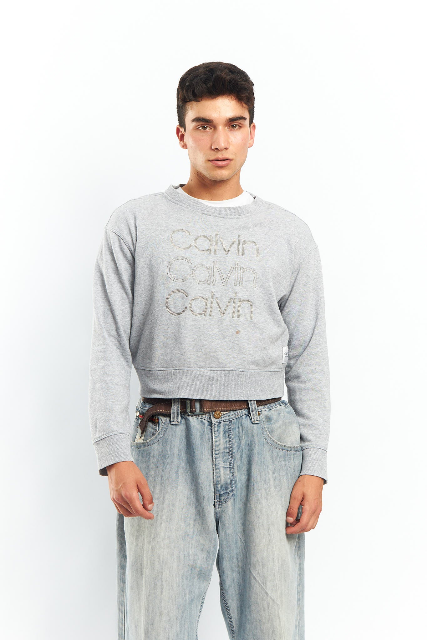 2000 Calvin Klein Perfomance Crop Crewneck (S/M)