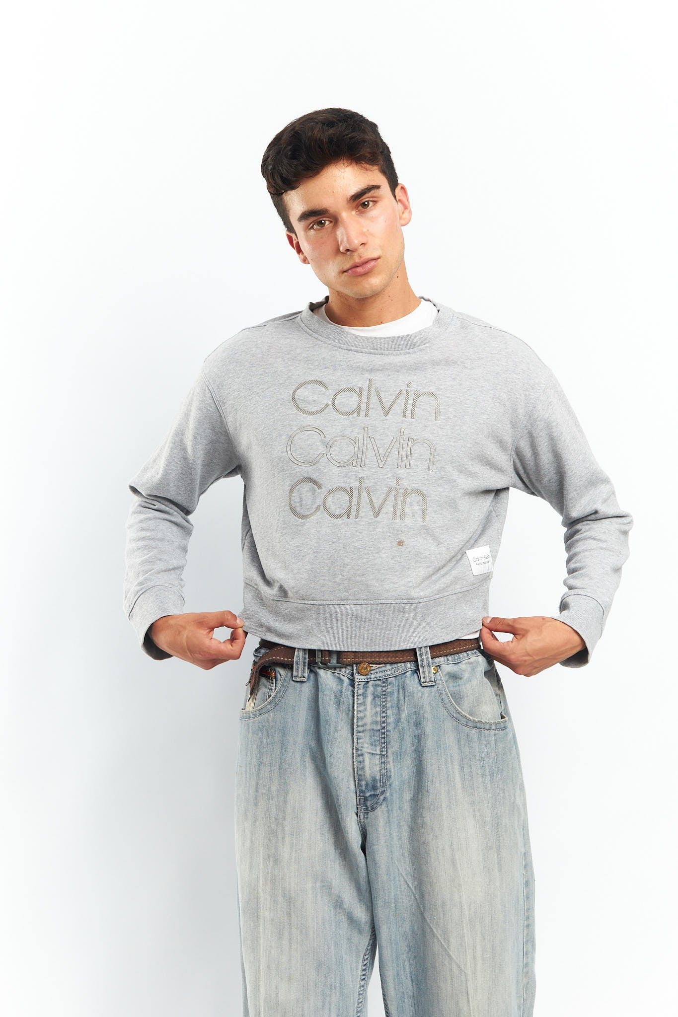 2000 Calvin Klein Perfomance Crop Crewneck (S/M)