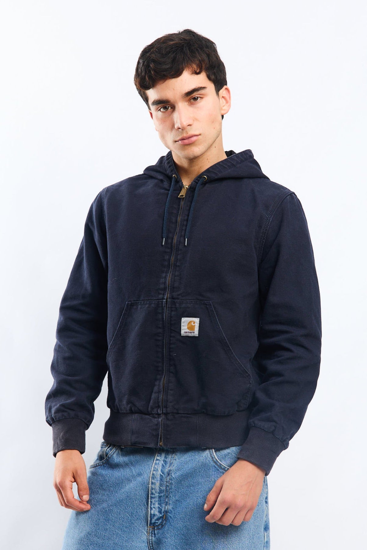 Carhartt WIP Navy Blue Active Jacket (S/M)