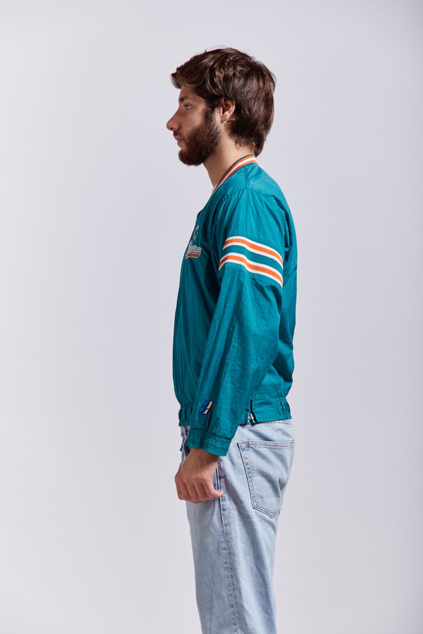 1990 NFL Miami Dolphins V neck Sweatshirt (S)