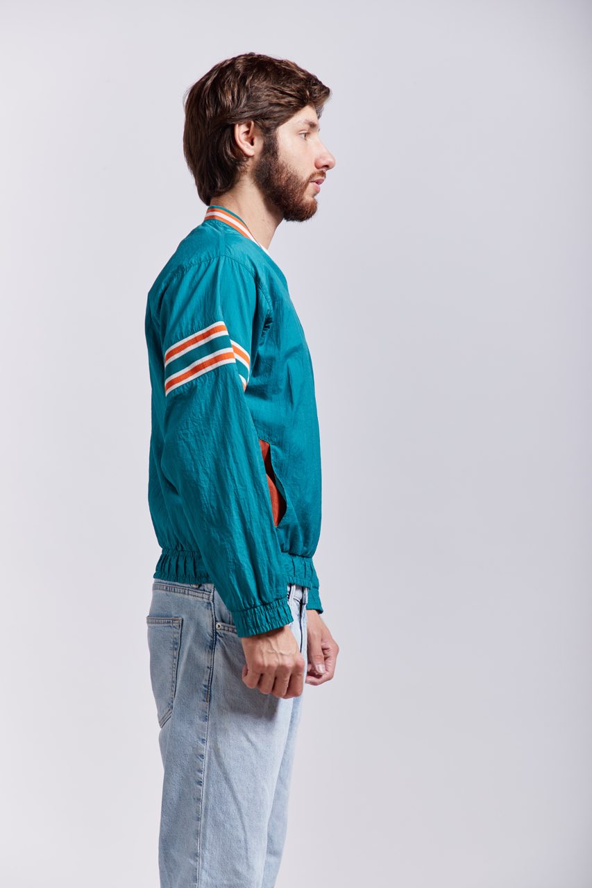 1990 NFL Miami Dolphins V neck Sweatshirt (S)