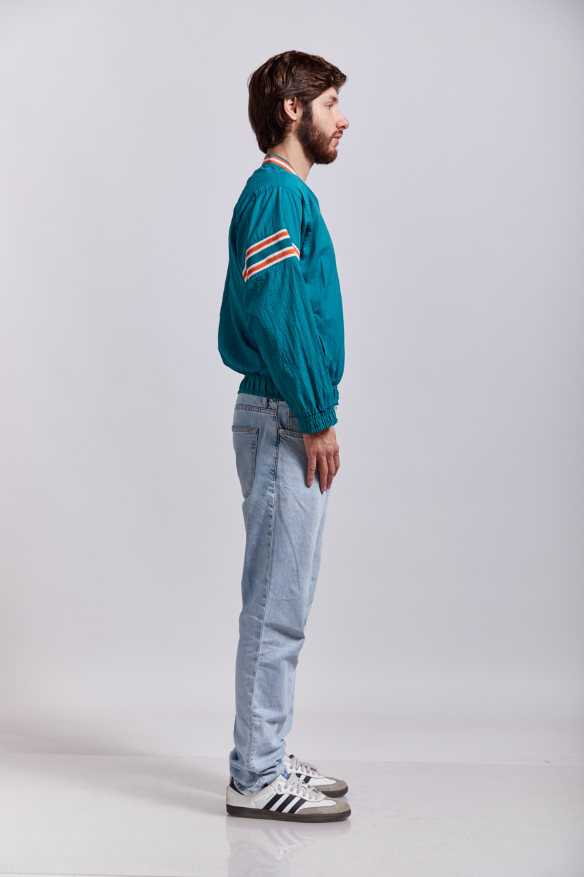 1990 NFL Miami Dolphins V neck Sweatshirt (S)
