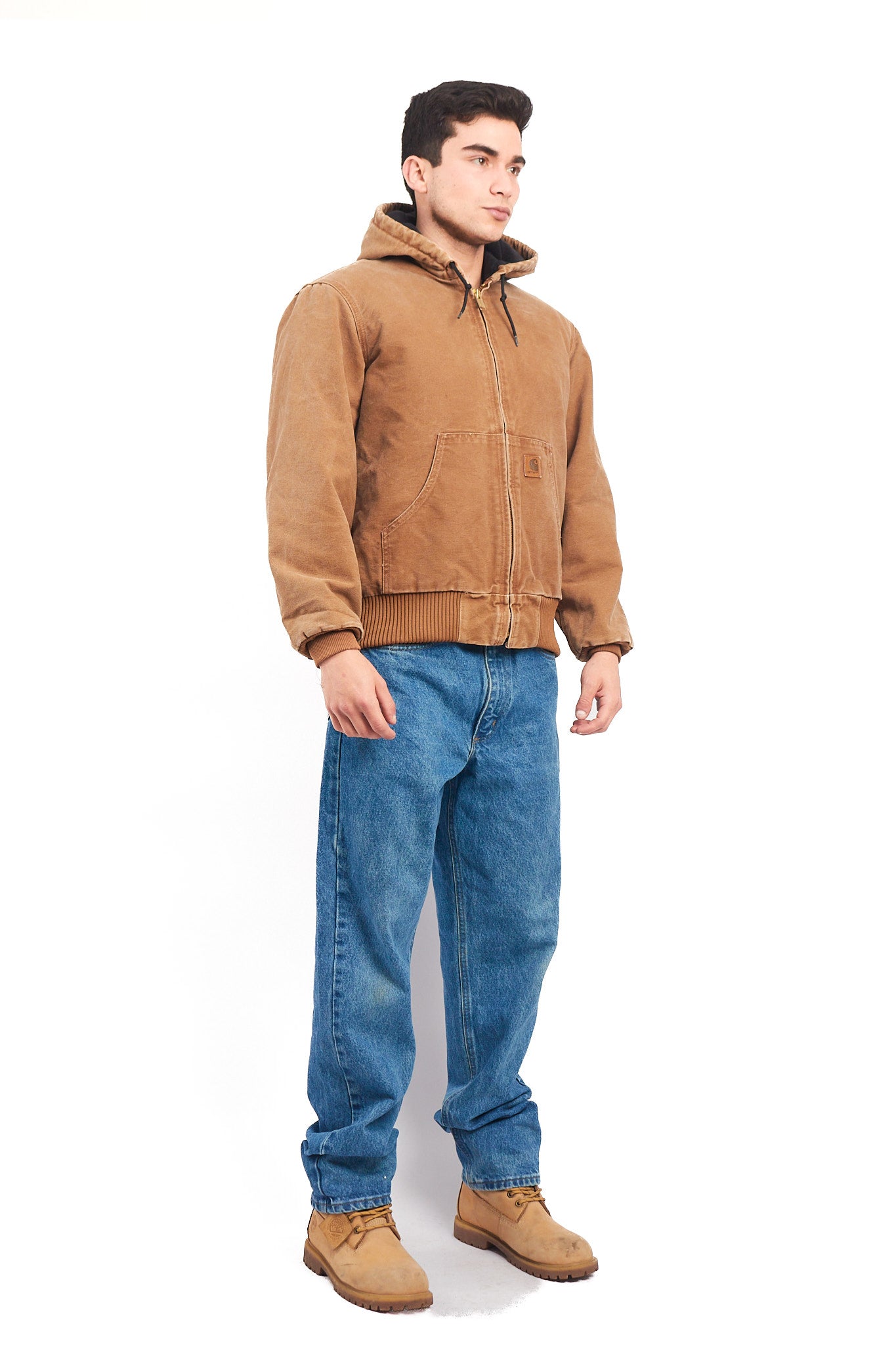 Vintage Carhartt J130 Hamilton Brown Duck Active Jacket (M/L)