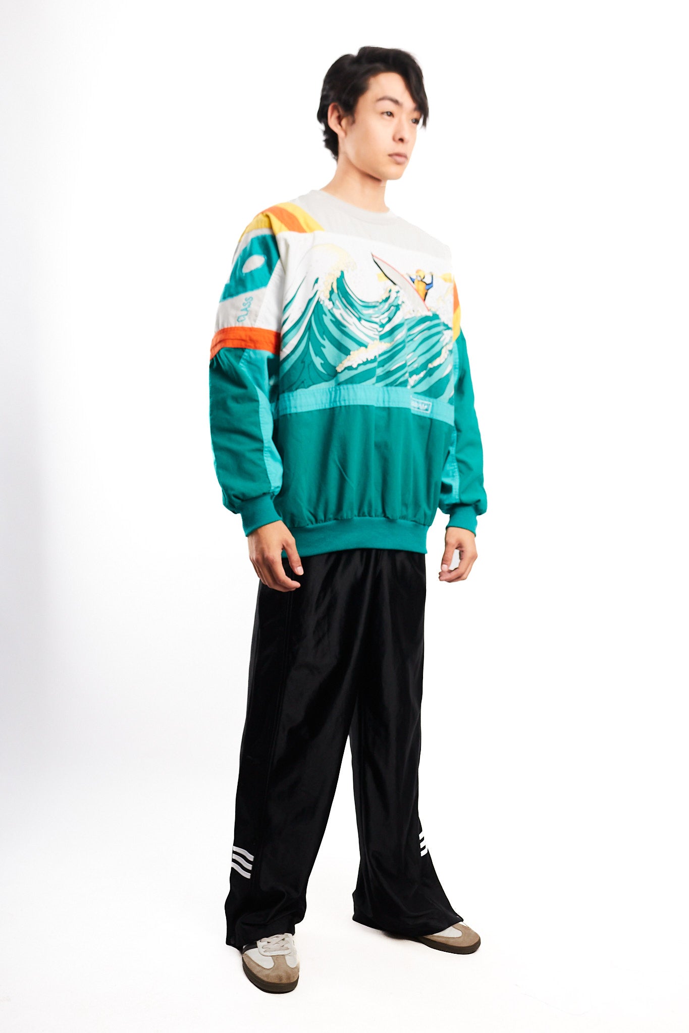 1980 Adidas Vintage Mac Miller Amuza River Crewneck (M/L)