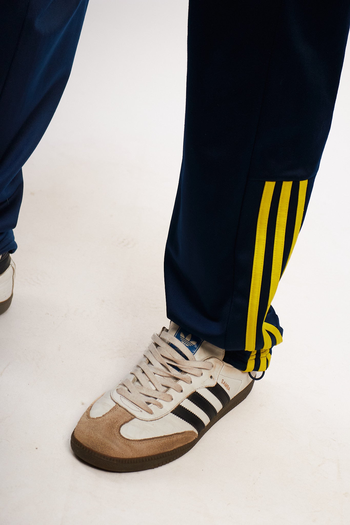 2010 Adidas Navy n' yellow Track Pant (M)