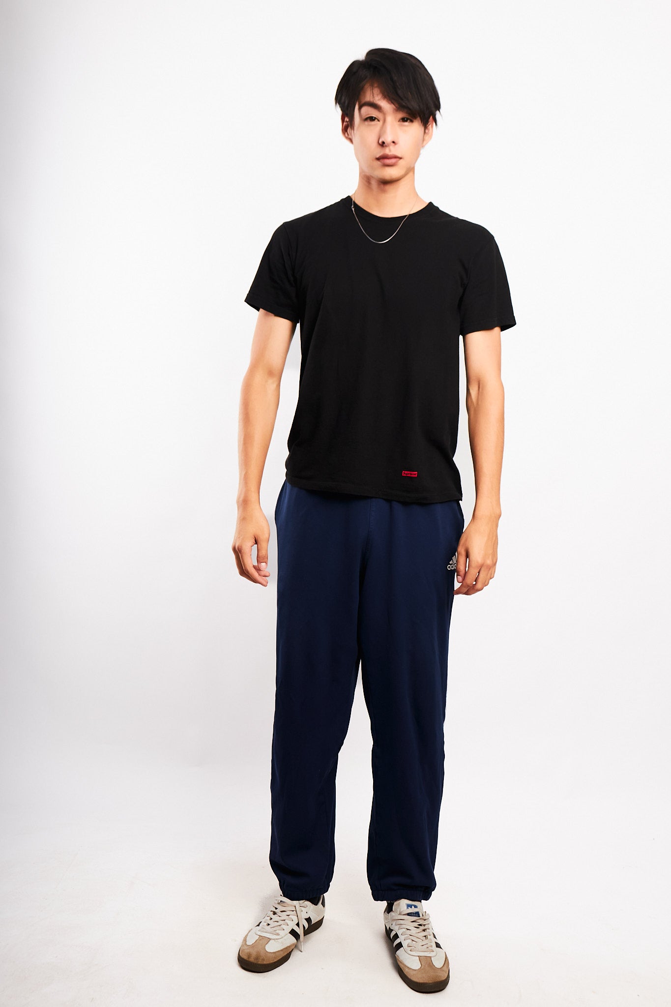 2000 Vintage Adidas Navy Track Pant (L/XL)