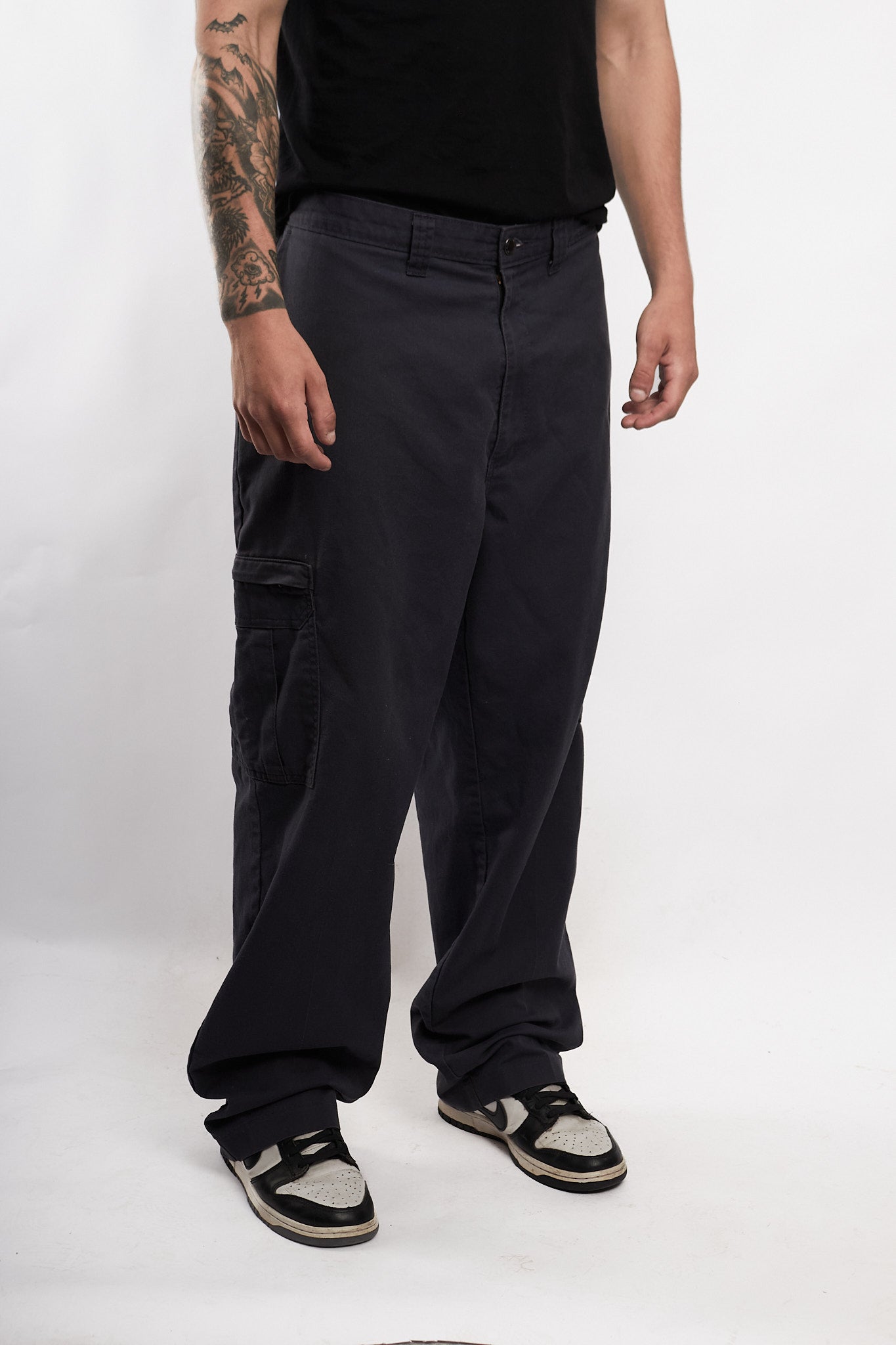2000 Dickies Steel Blue Baggy Cargo Pant (36/38)