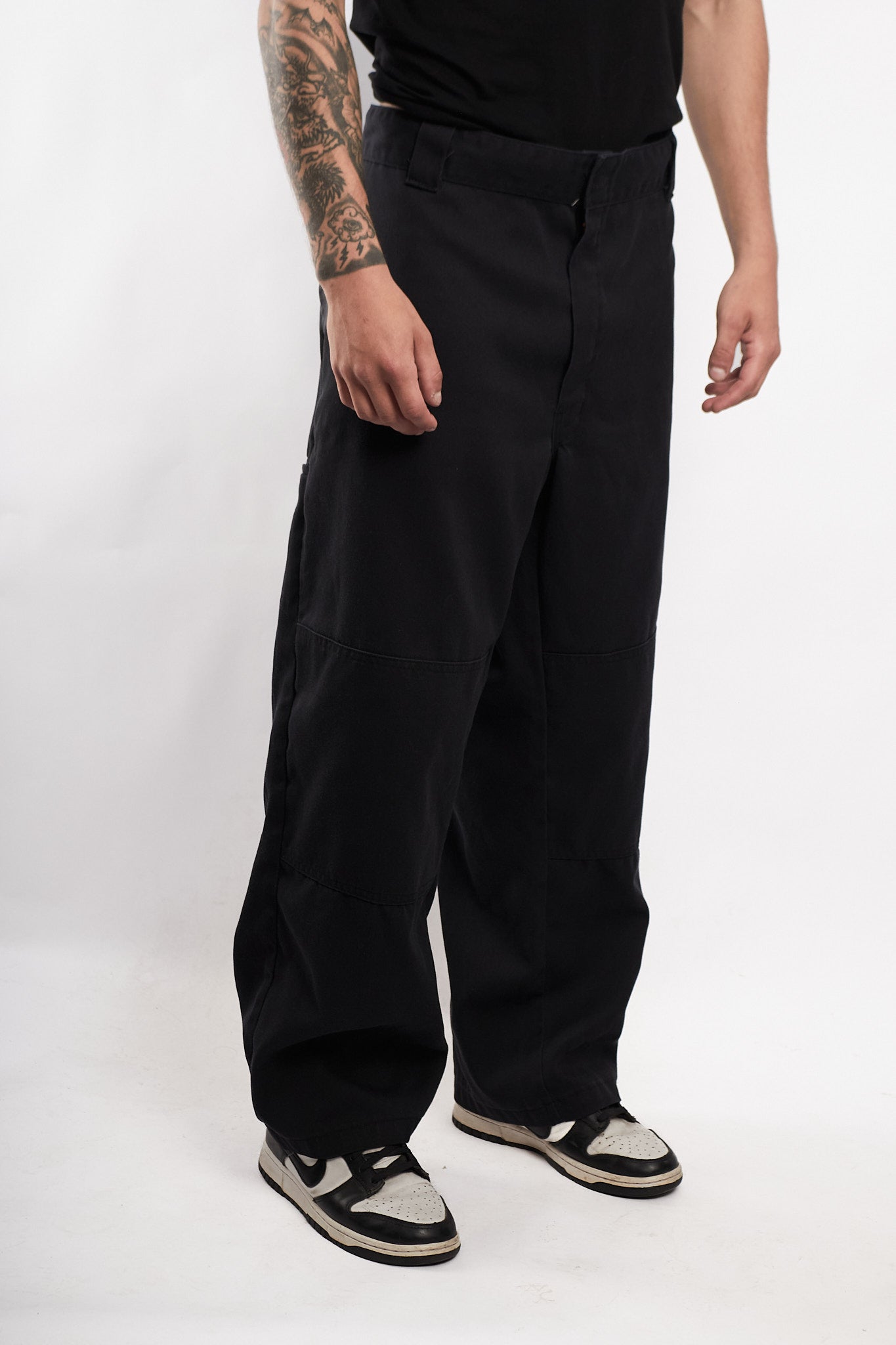 2000 Dickies Black Baggy Work Pant (36/38)