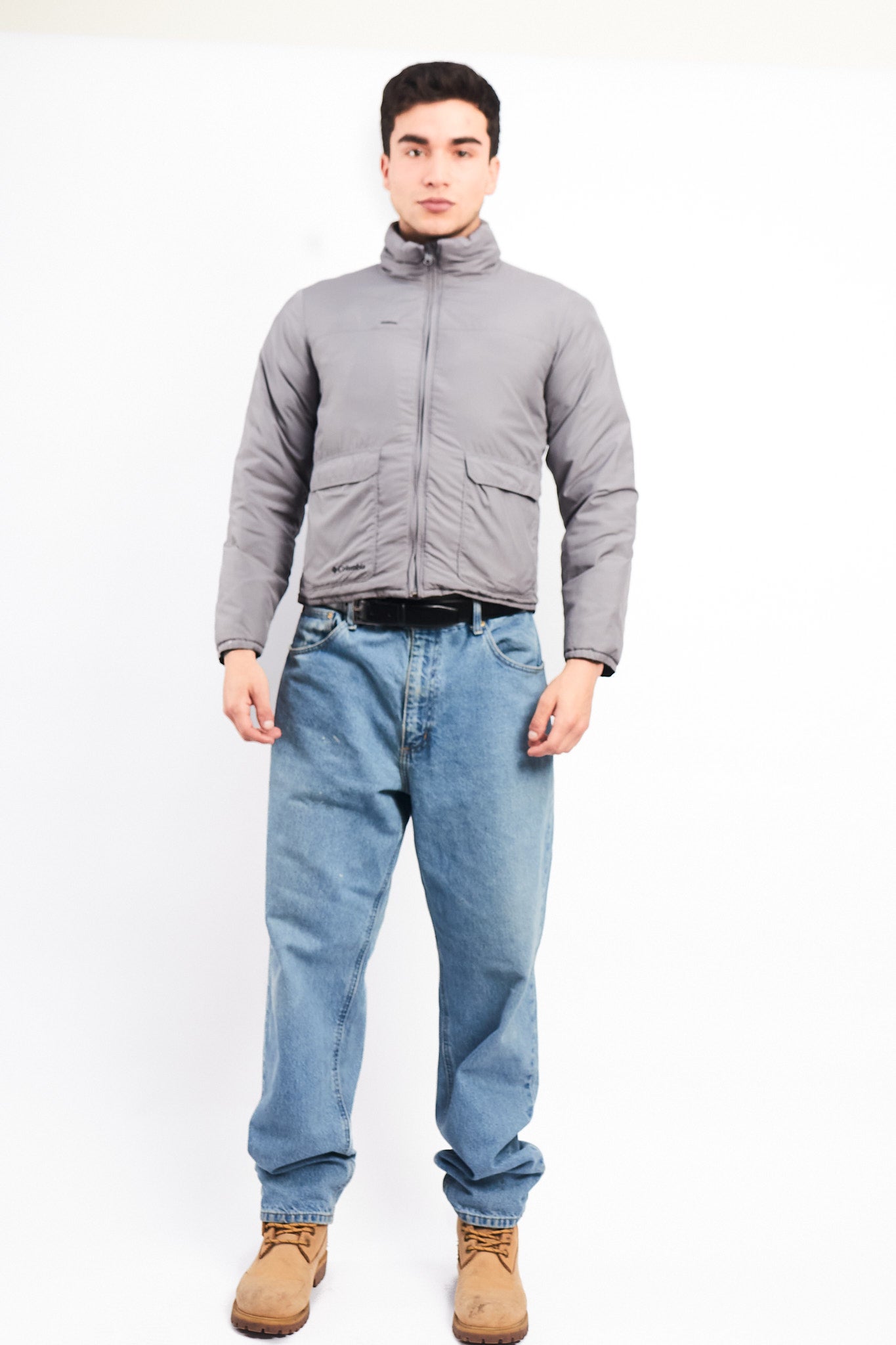 2000 Columbia Reversible Down Puffer Jacket (S/M)