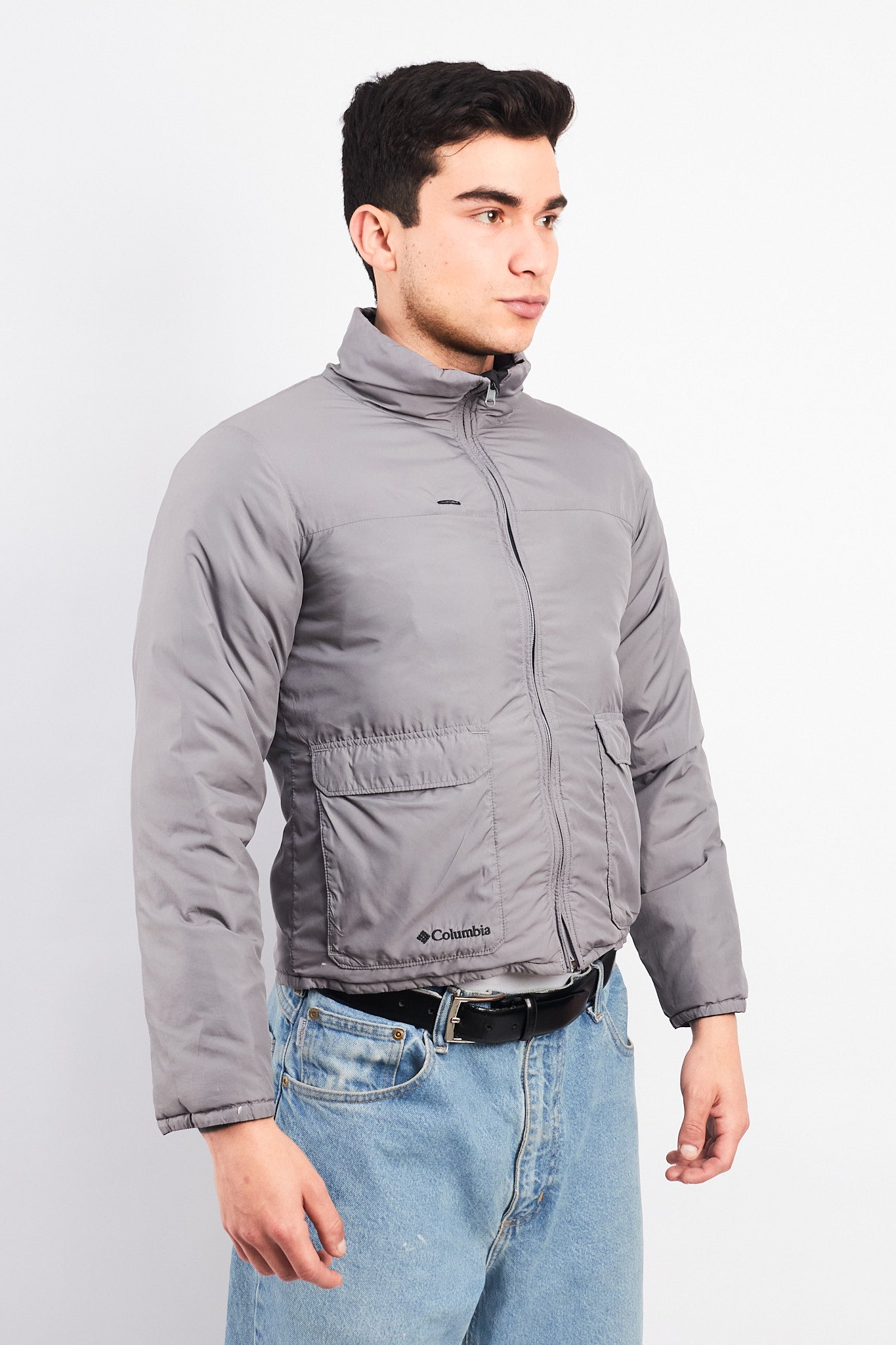 2000 Columbia Reversible Down Puffer Jacket (S/M)