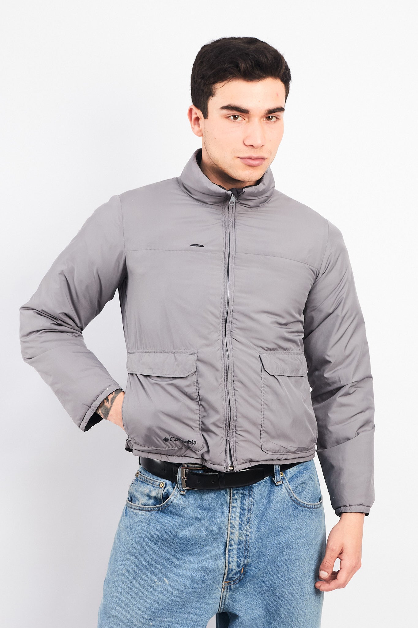 2000 Columbia Reversible Down Puffer Jacket (S/M)