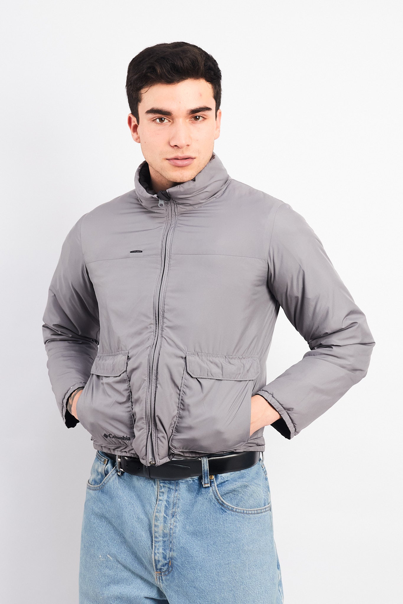 2000 Columbia Reversible Down Puffer Jacket (S/M)
