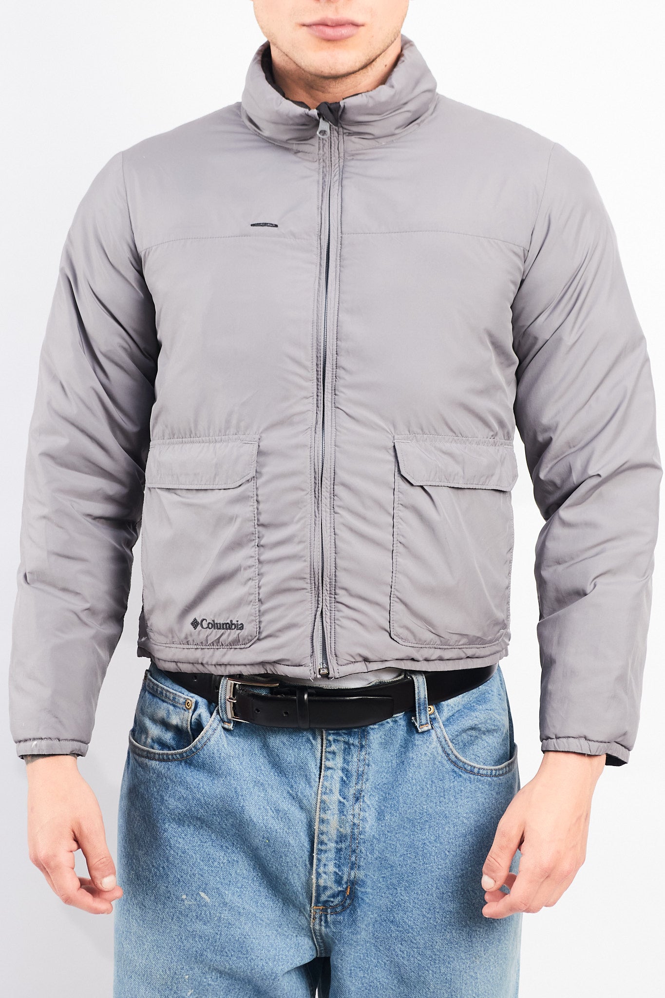2000 Columbia Reversible Down Puffer Jacket (S/M)