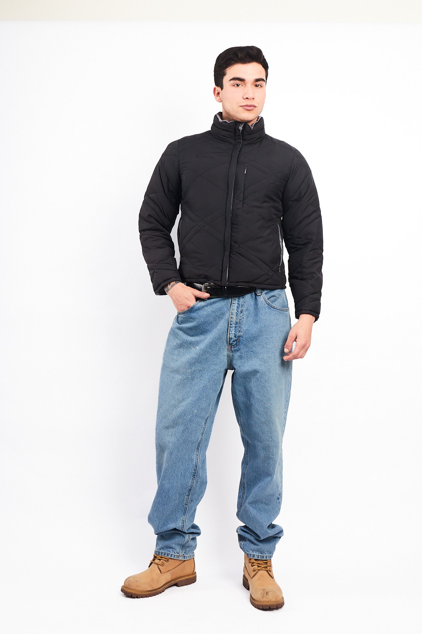 2000 Columbia Reversible Down Puffer Jacket (S/M)