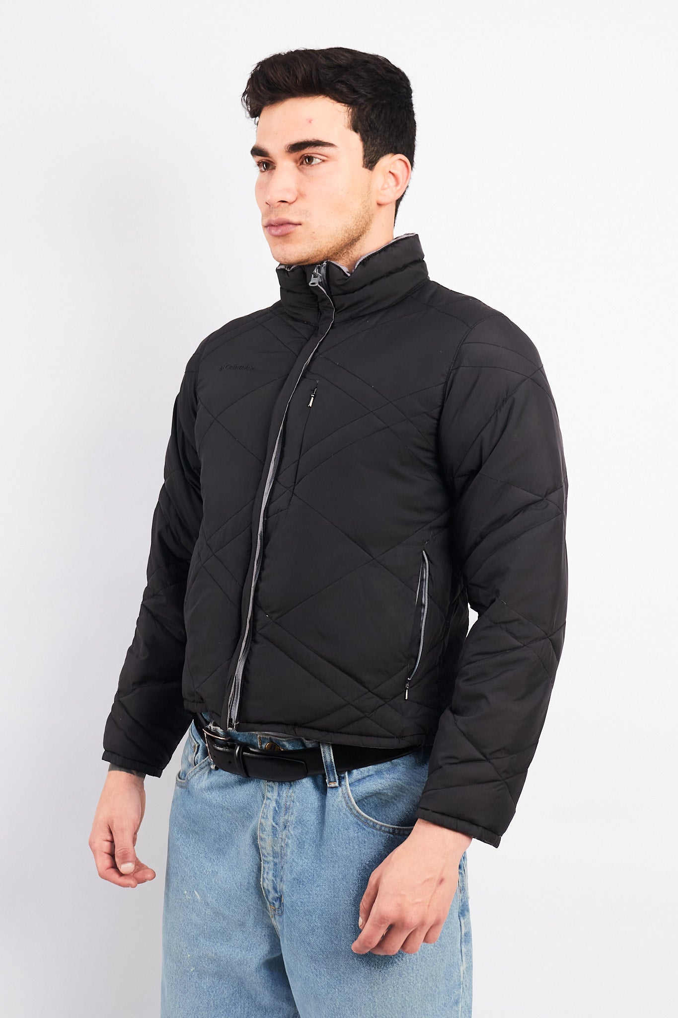 2000 Columbia Reversible Down Puffer Jacket (S/M)