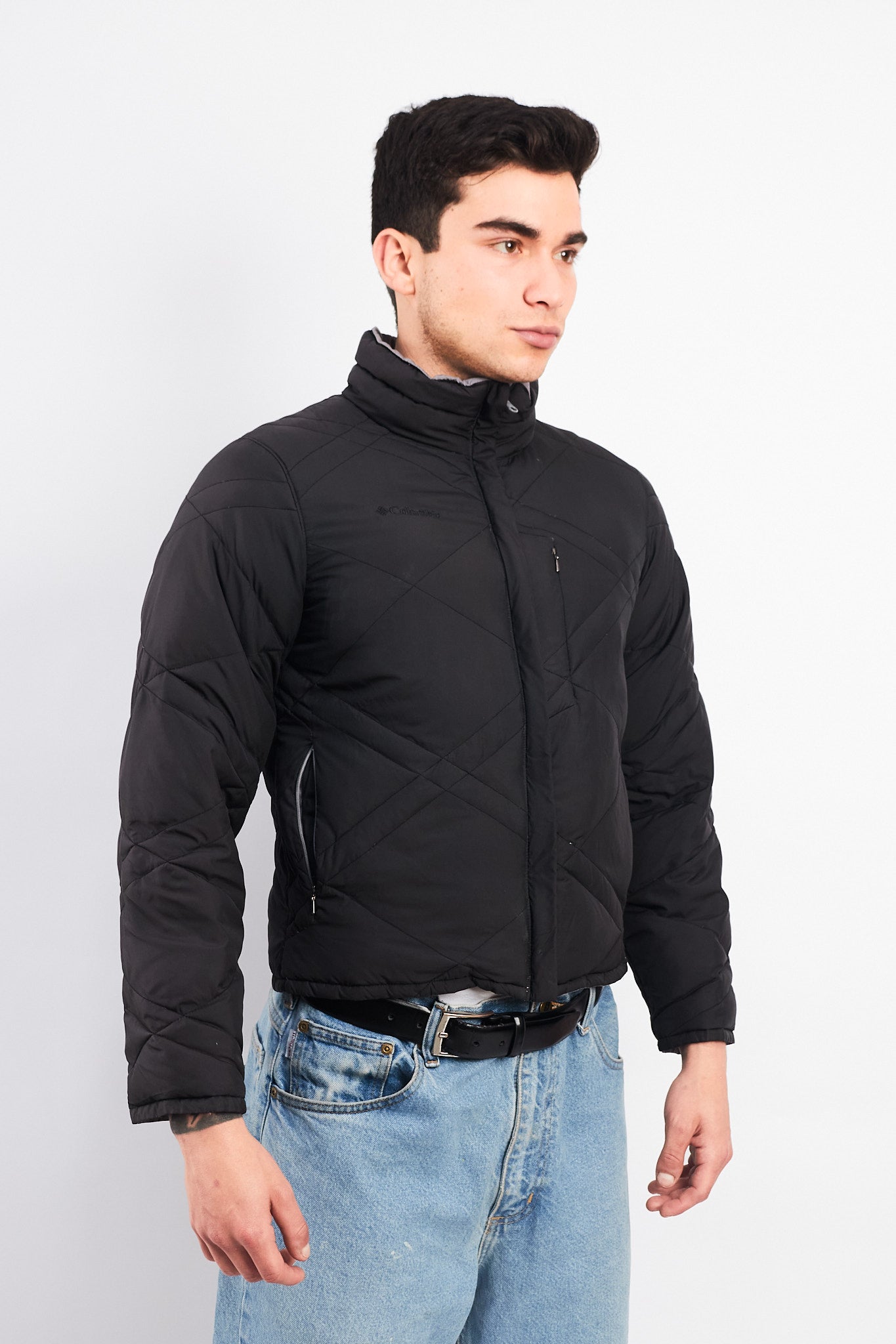 2000 Columbia Reversible Down Puffer Jacket (S/M)