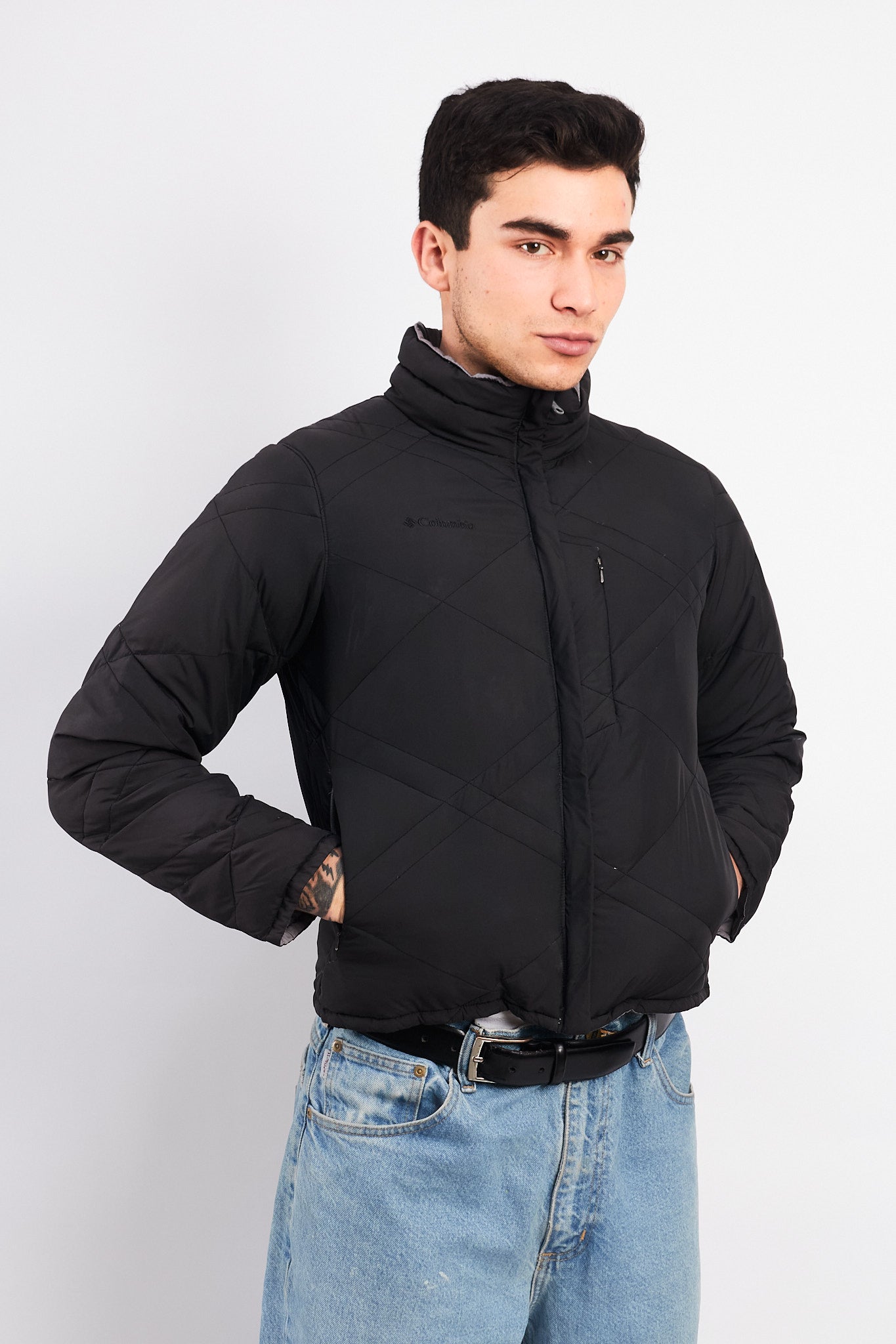 2000 Columbia Reversible Down Puffer Jacket (S/M)