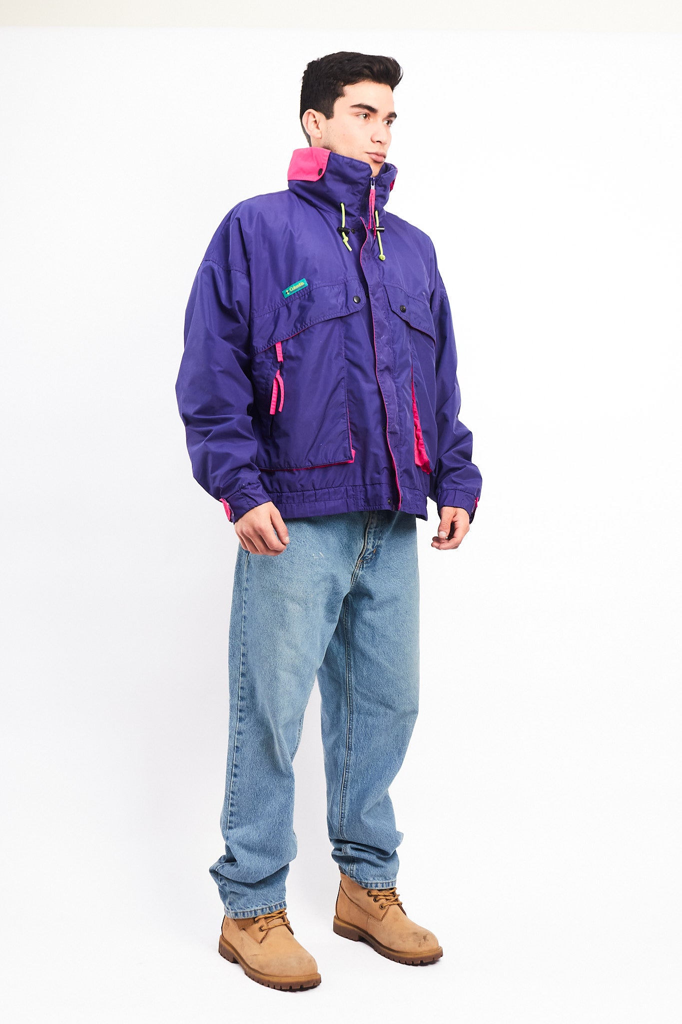 1990 Columbia Radial Sleeve Retro Jacket (L)