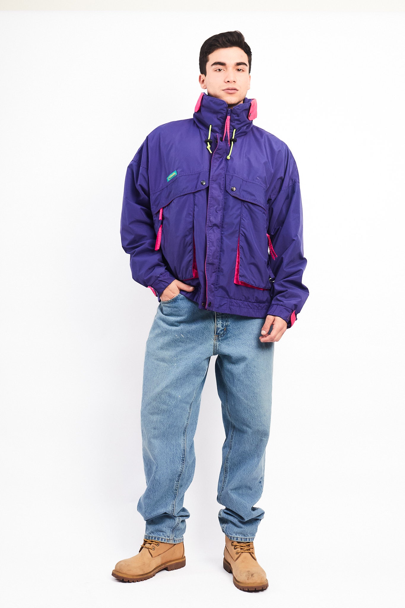 1990 Columbia Radial Sleeve Retro Jacket (L)