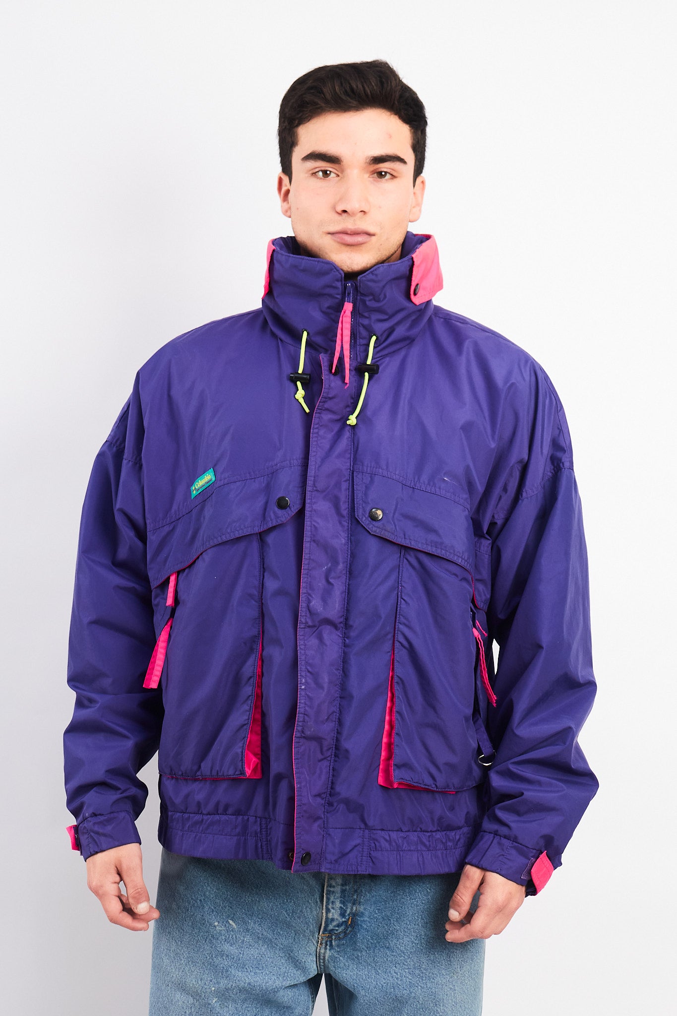 1990 Columbia Radial Sleeve Retro Jacket (L)