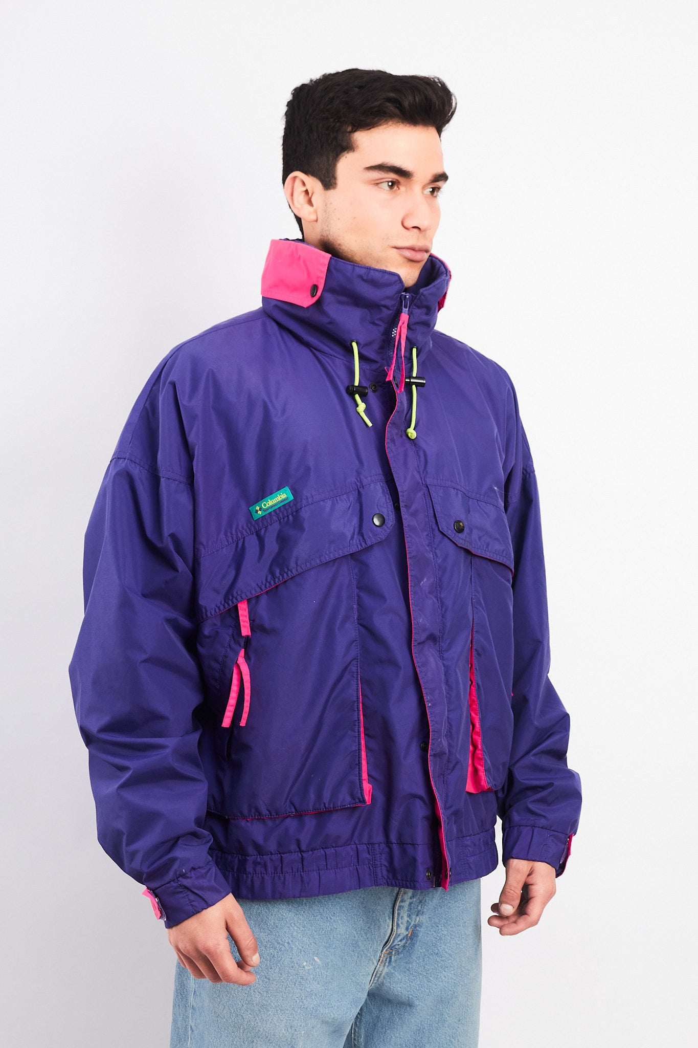 1990 Columbia Radial Sleeve Retro Jacket (L)