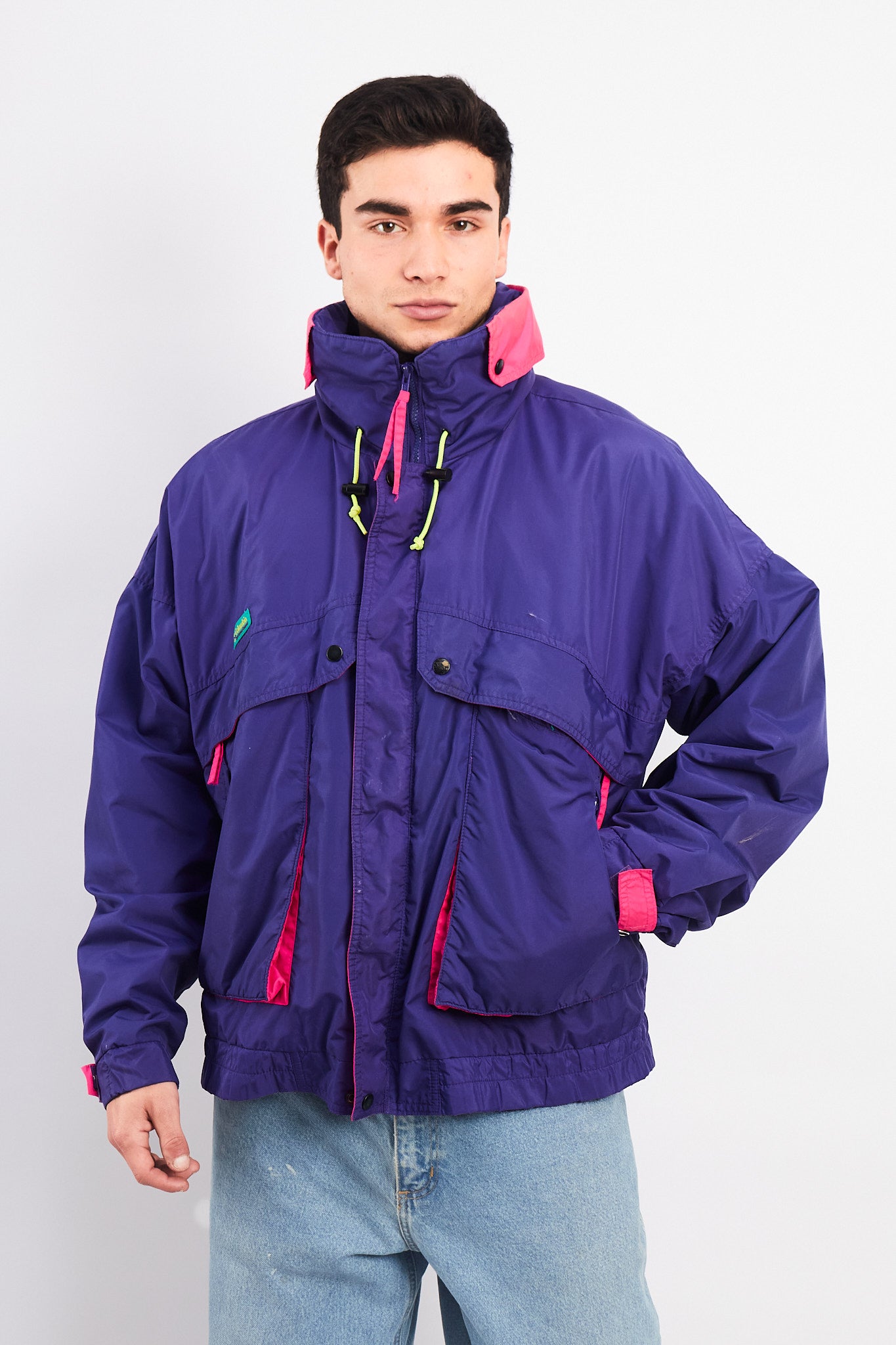 1990 Columbia Radial Sleeve Retro Jacket (L)
