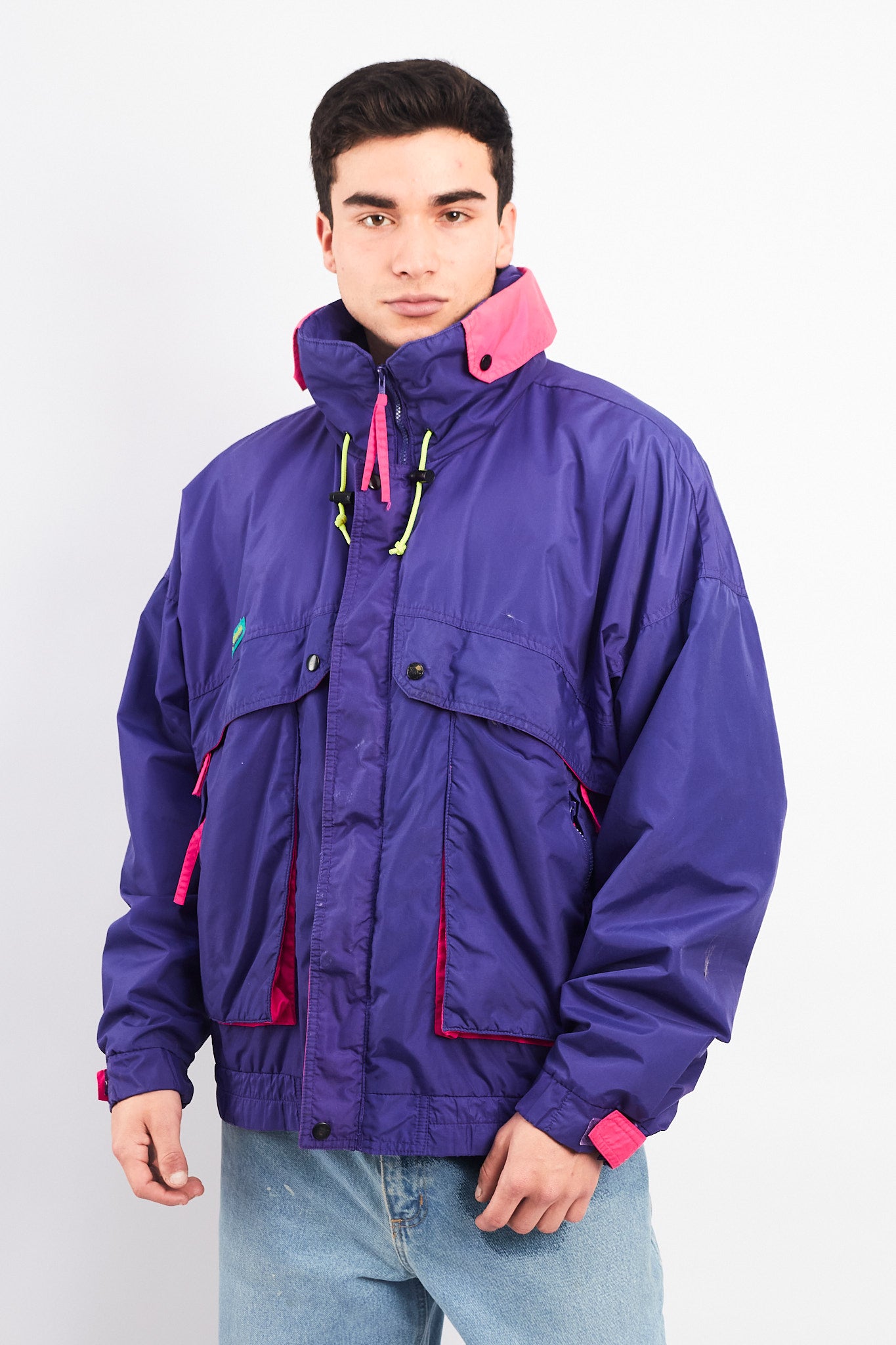 1990 Columbia Radial Sleeve Retro Jacket (L)