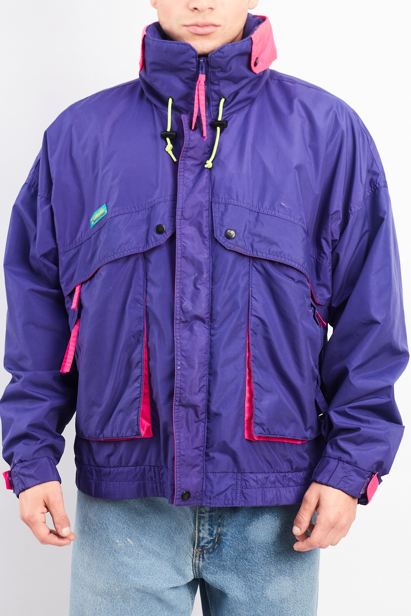 1990 Columbia Radial Sleeve Retro Jacket (L)