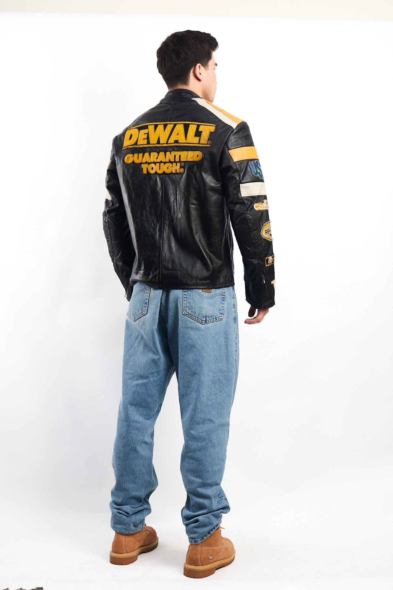 2004 Vintage Wilson x Chase Nascar Ford Racing Leather Racing Jacket (M)