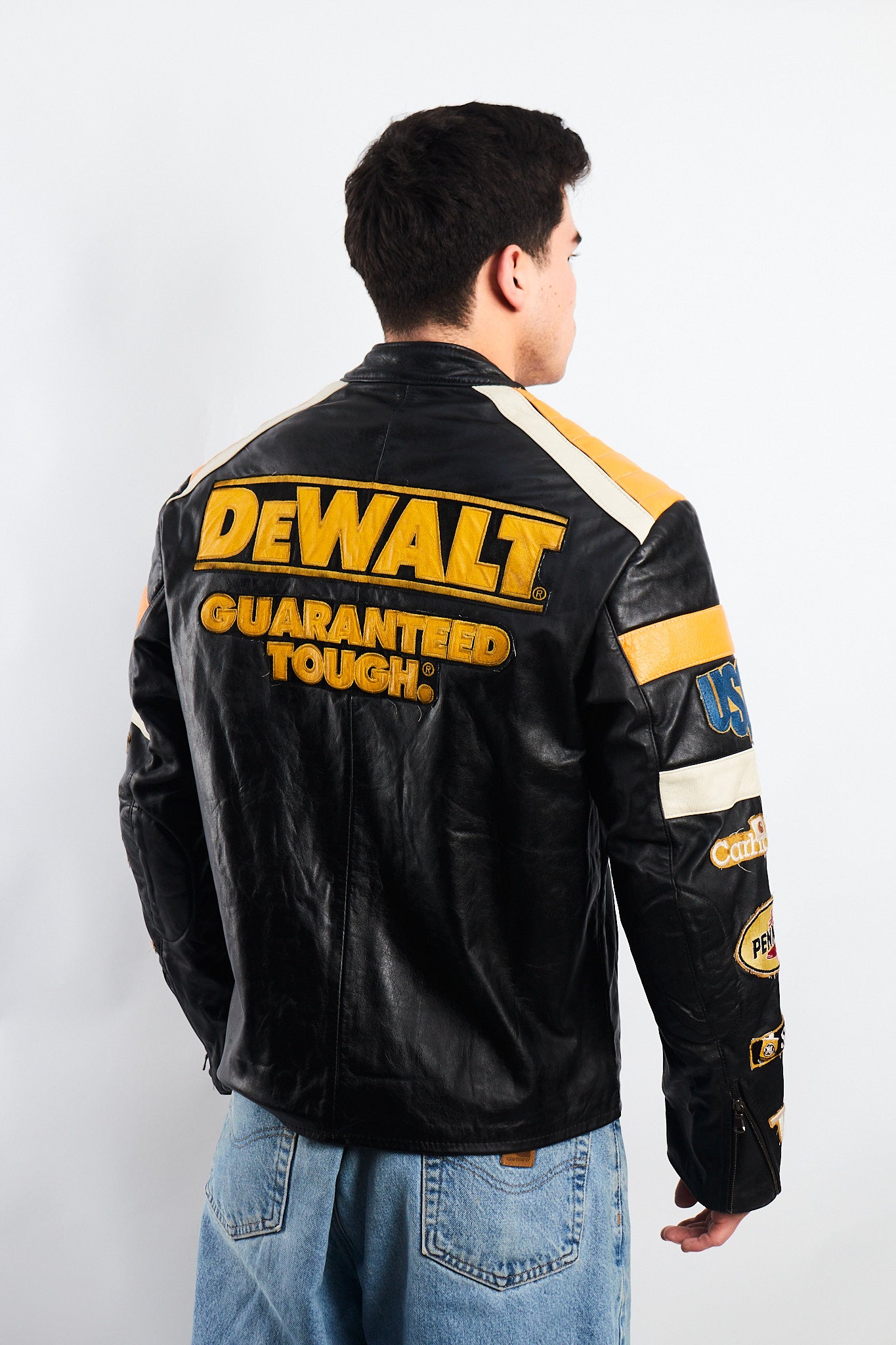 2004 Vintage Wilson x Chase Nascar Ford Racing Leather Racing Jacket (M)