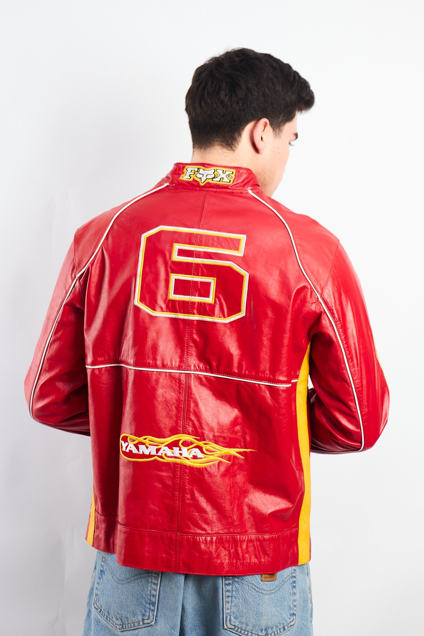 1990 Vintage Yamaha MotoGP Leather Moto Jacket (M)