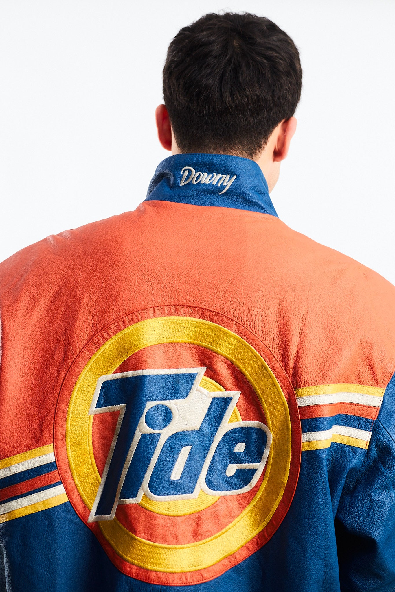 2001 Vintage Jeff Hamilton Nascar Tide Leather Racing Jacket (M/L)