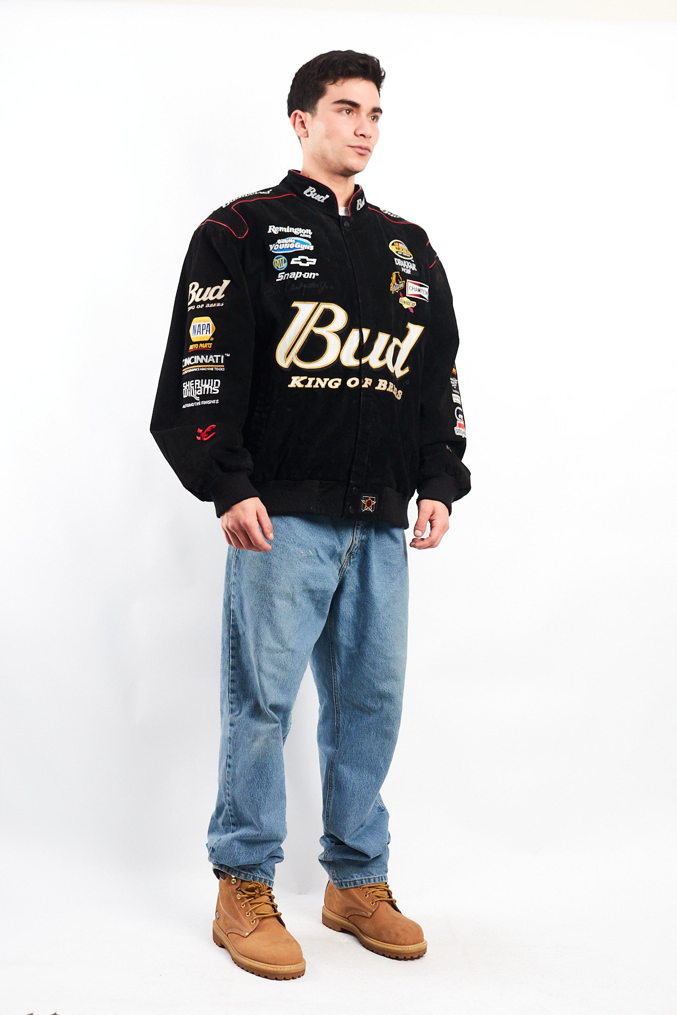 2004 Chase x Jeff Hamilton Dale Earnhardt Leather Racing Jacket (L/XL)