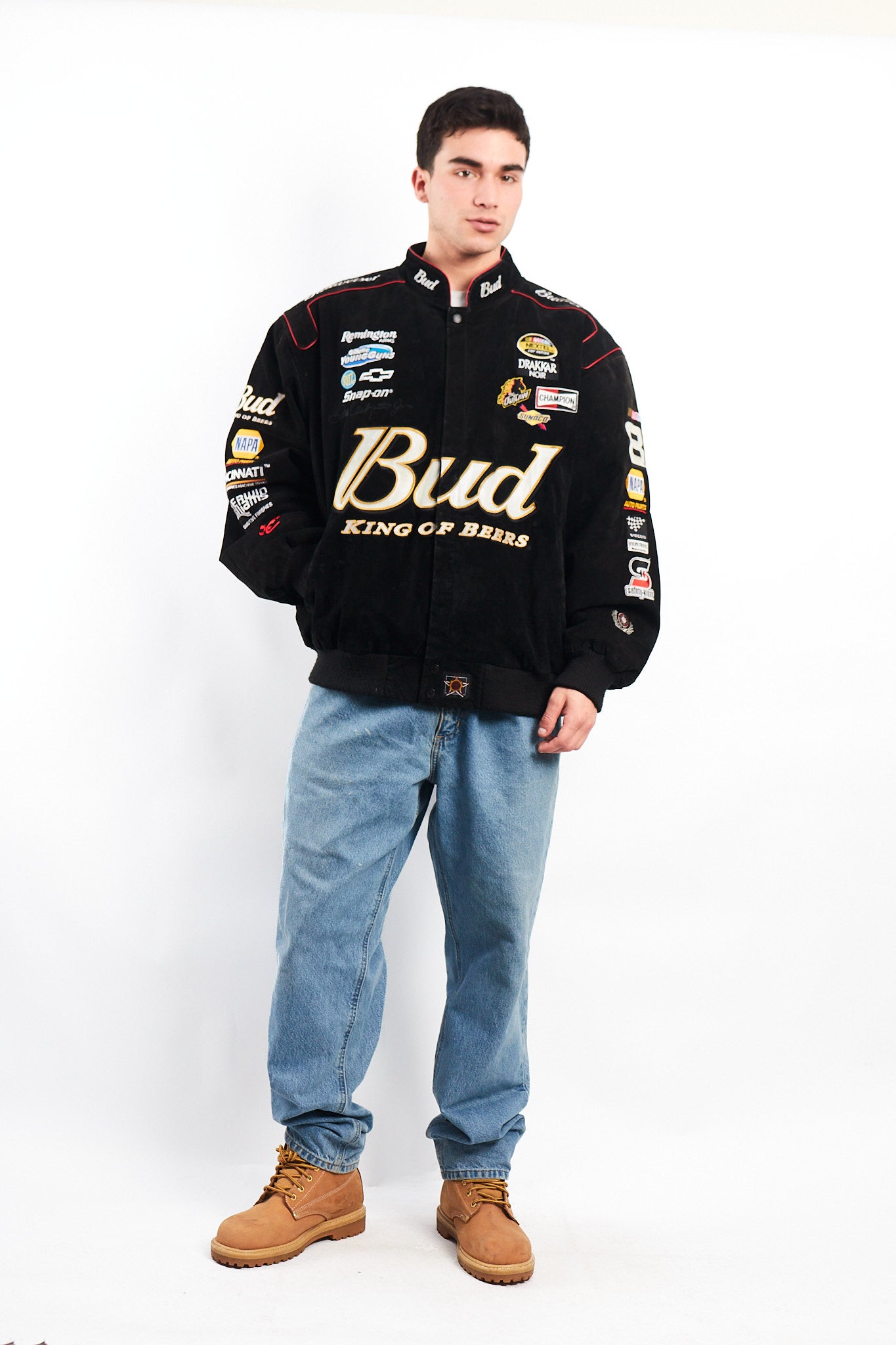 2004 Chase x Jeff Hamilton Dale Earnhardt Leather Racing Jacket (L/XL)